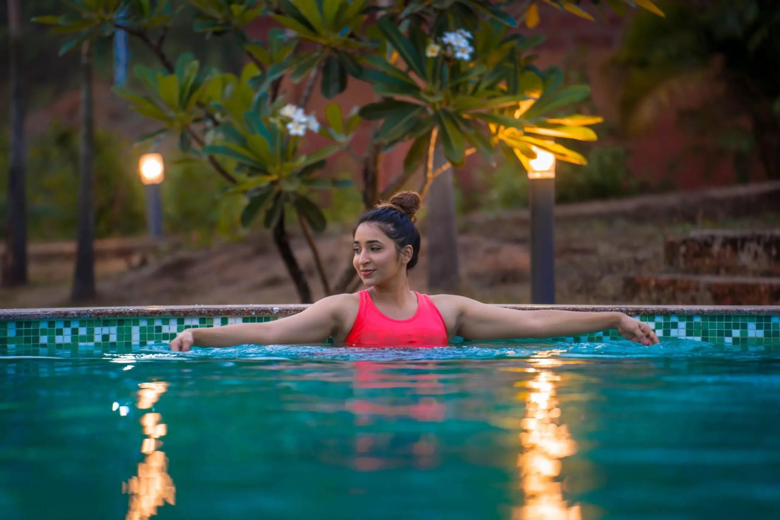 Swimming pool in Sarth Ayurveda Retreat and Wellness Centre