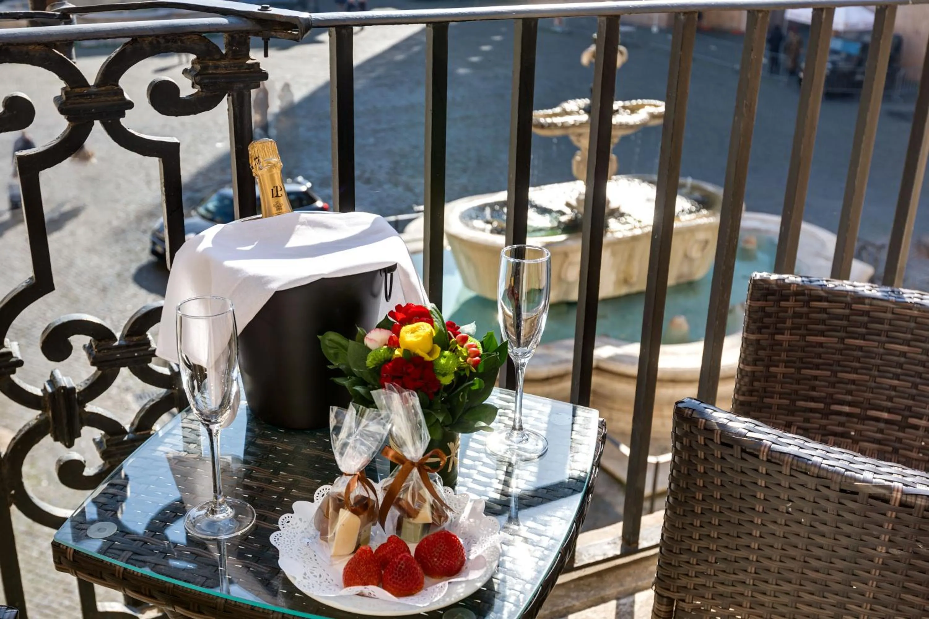 Balcony/Terrace in V Collection Piazza Farnese Luxury Suites