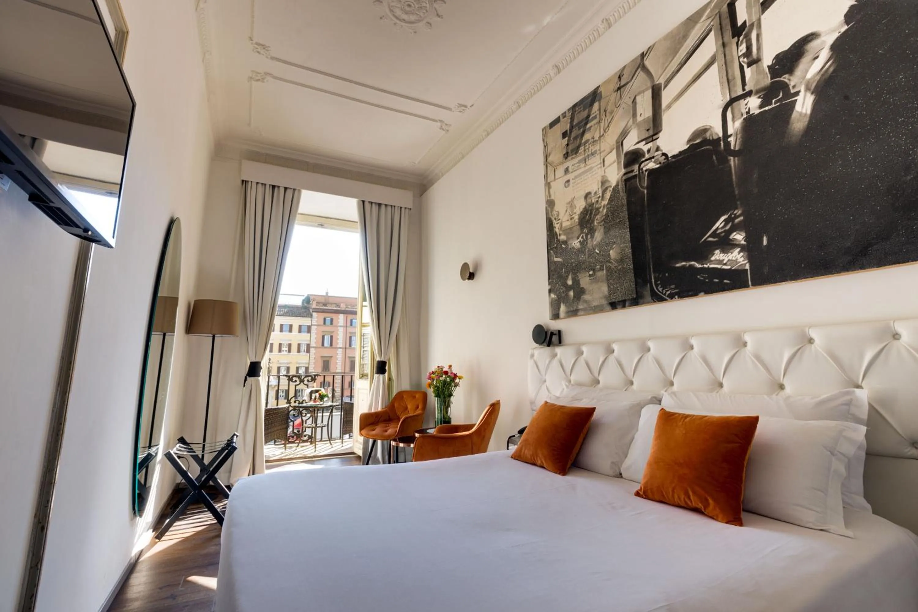 Bedroom, Bed in V Collection Piazza Farnese Luxury Suites