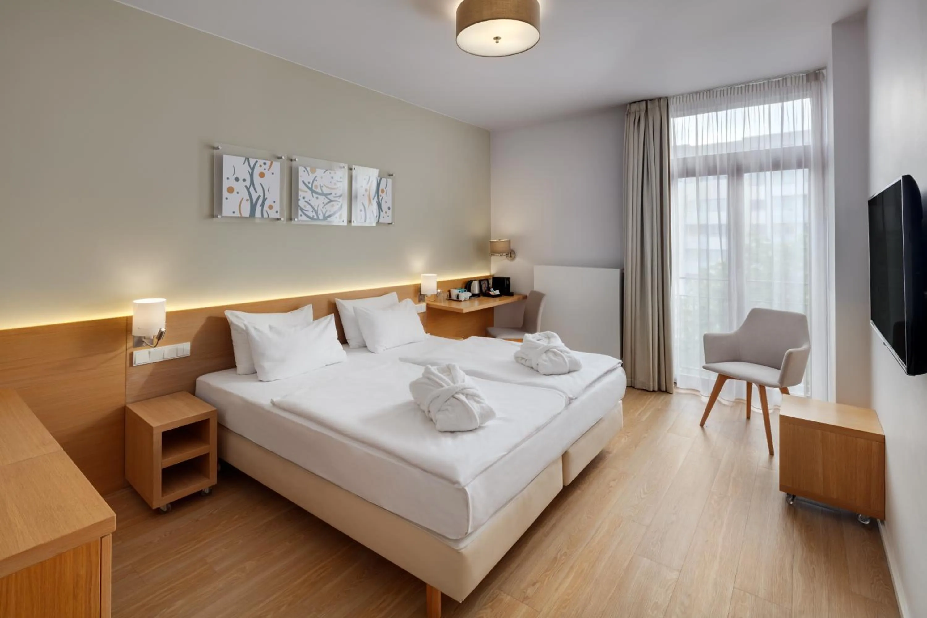 Bedroom, Bed in Hotel Carol