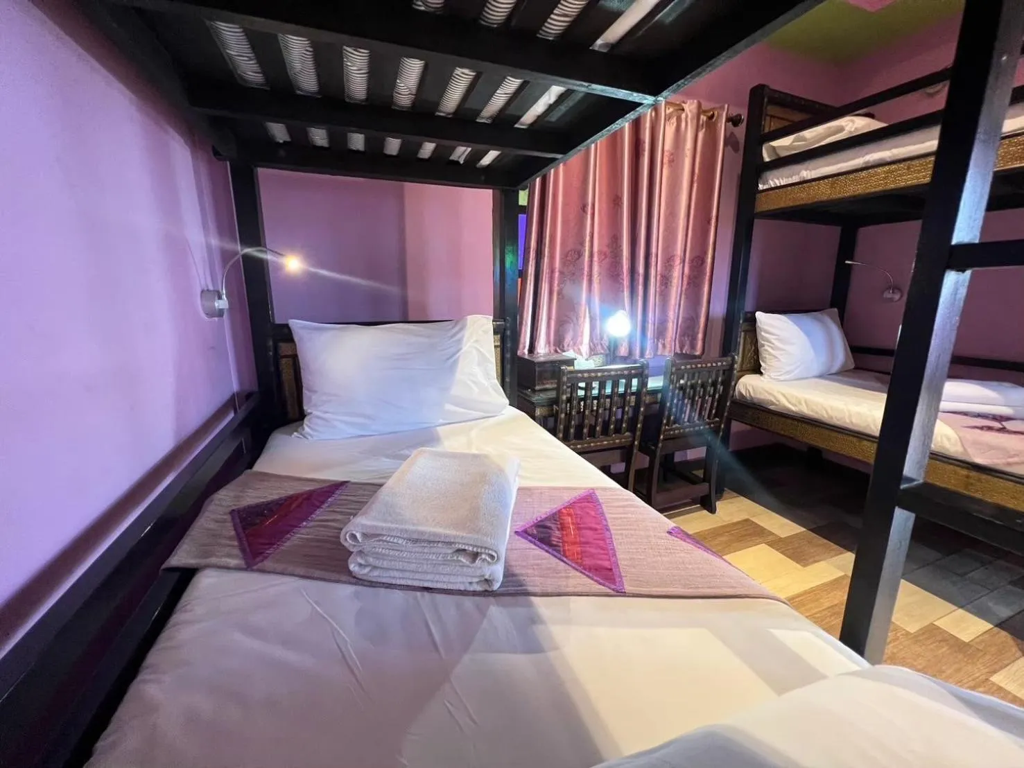 Bed in Changpuak Boutique House