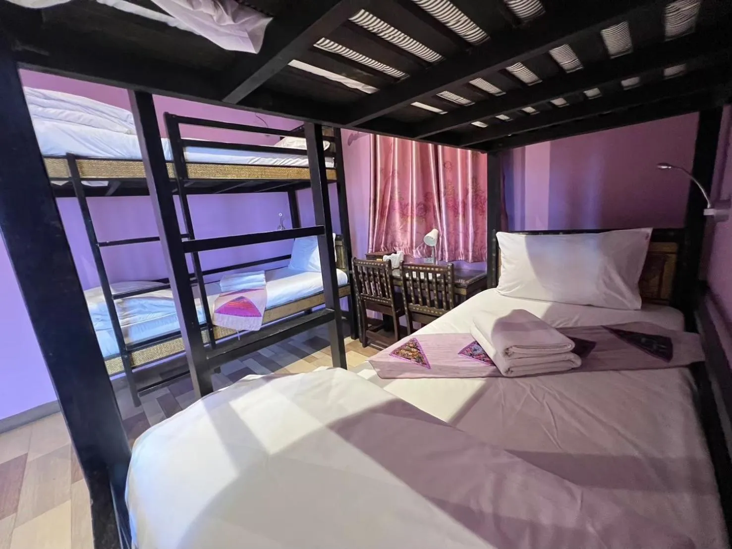 Bed in Changpuak Boutique House