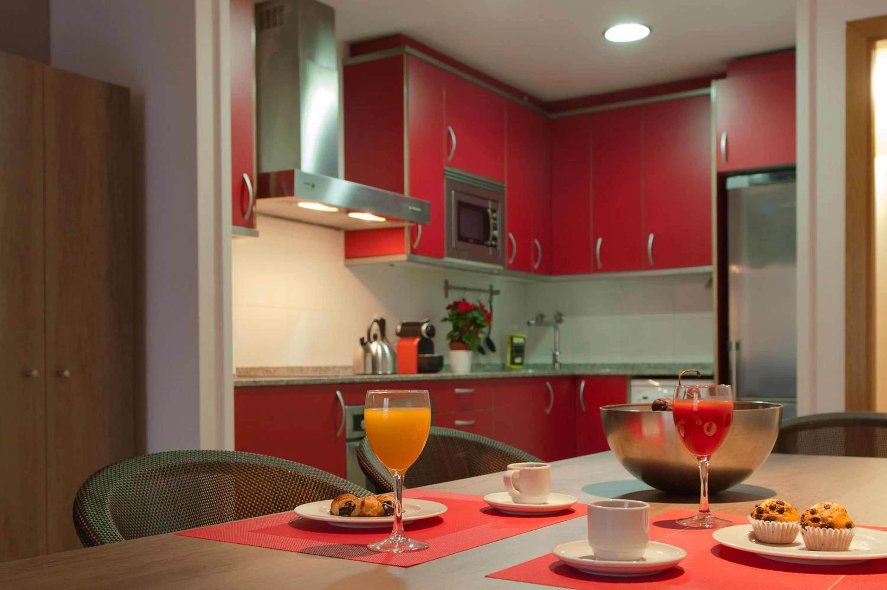 Kitchen or kitchenette in MH Apartments Gracia