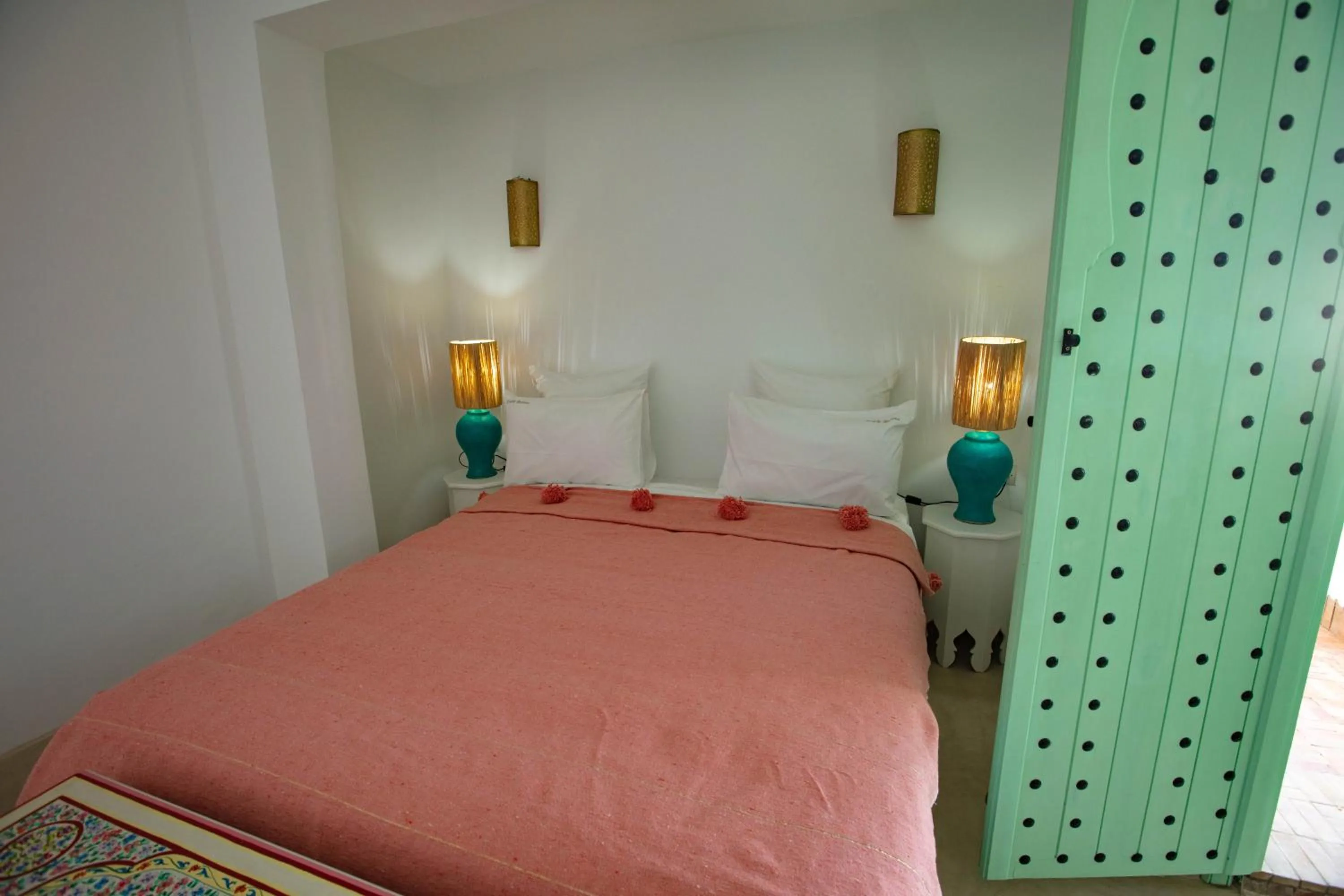 Bed in Riad Dar Rabiaa