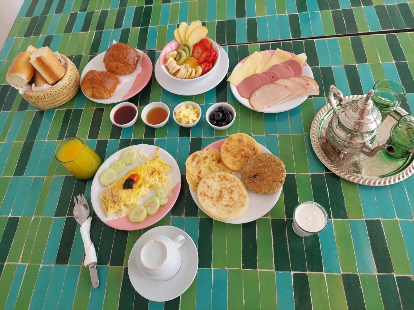 Breakfast in Riad Dar Rabiaa