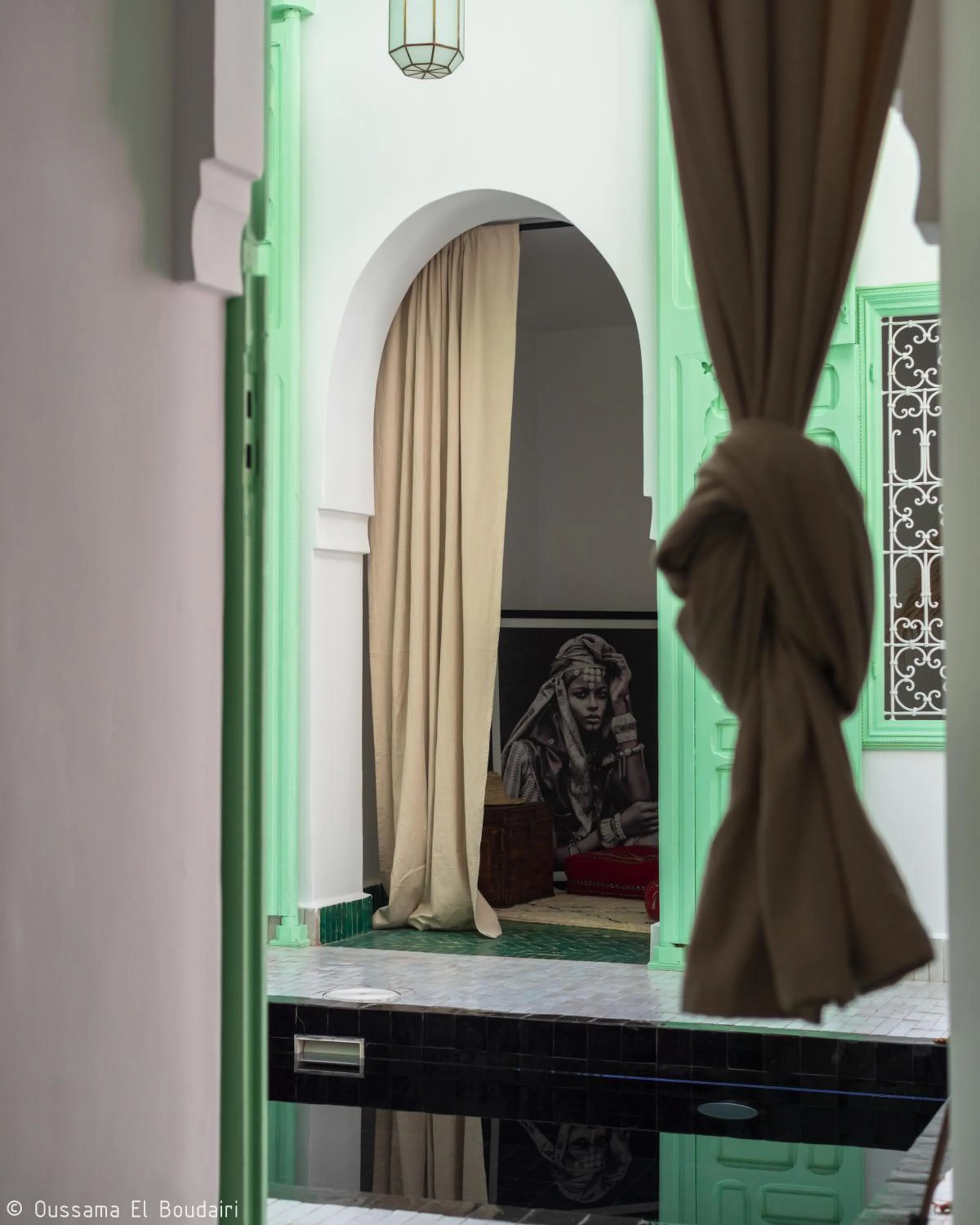 Seating area in Riad Dar Rabiaa