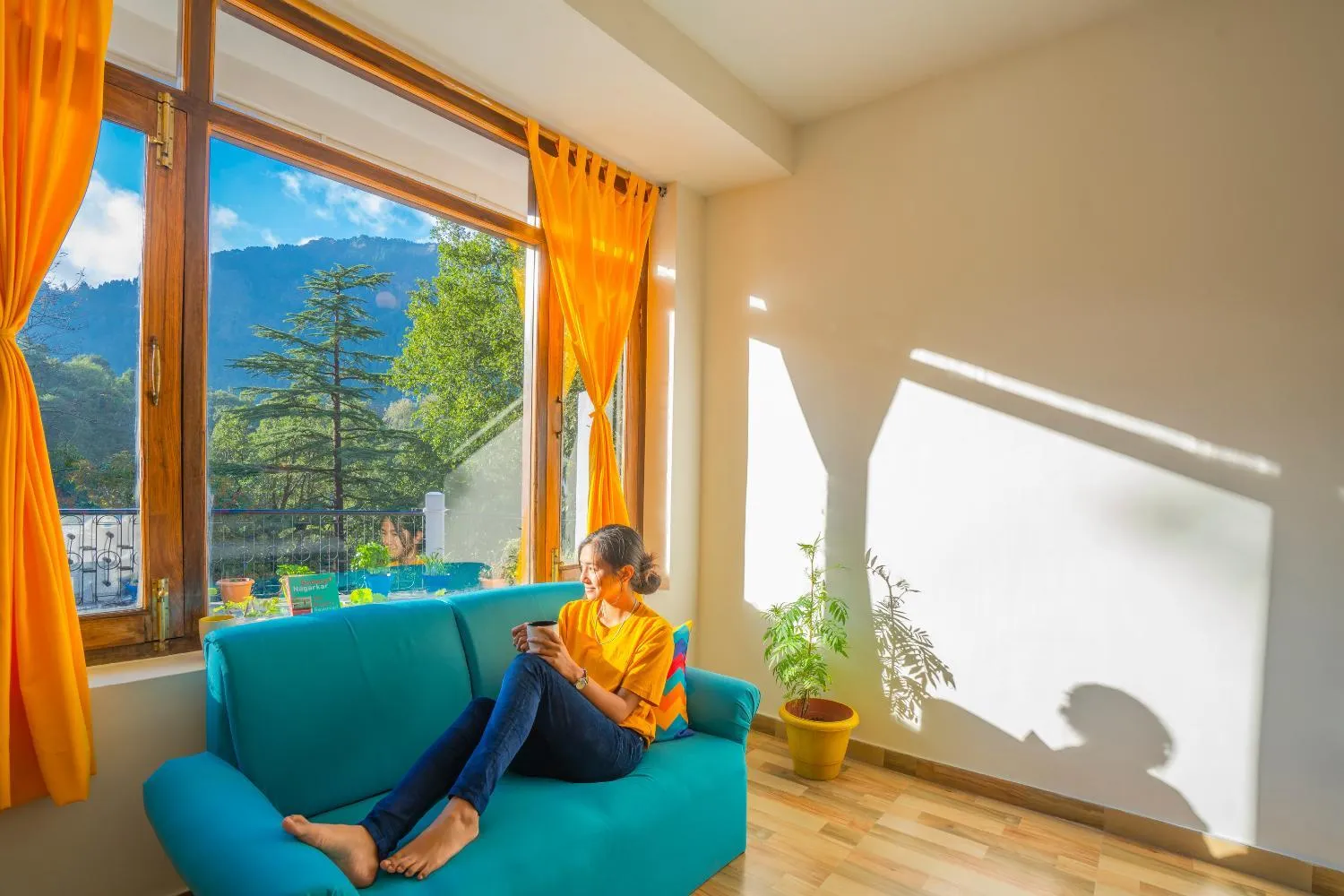 View (from property/room) in goSTOPS Nainital