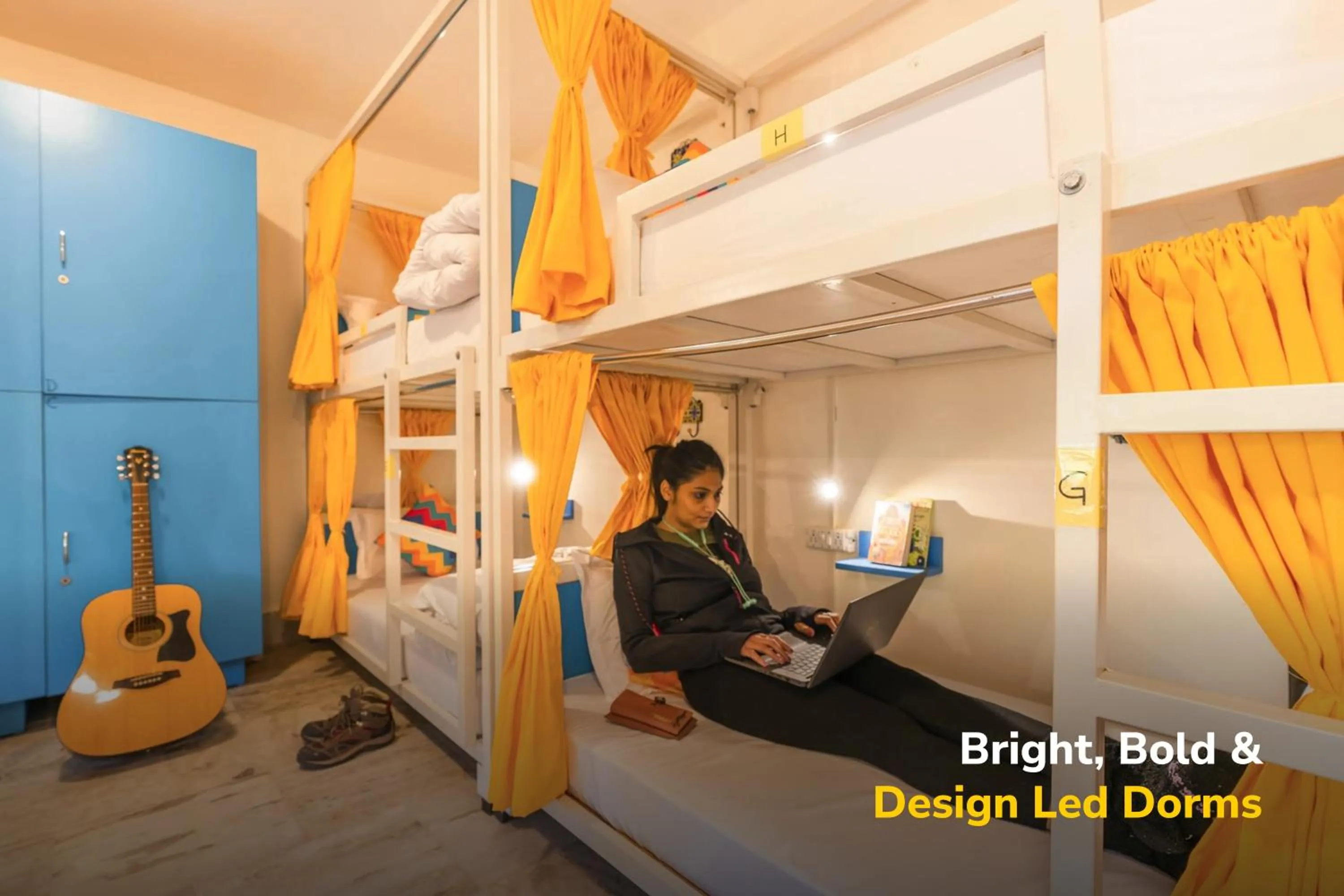 Bed in goSTOPS Nainital