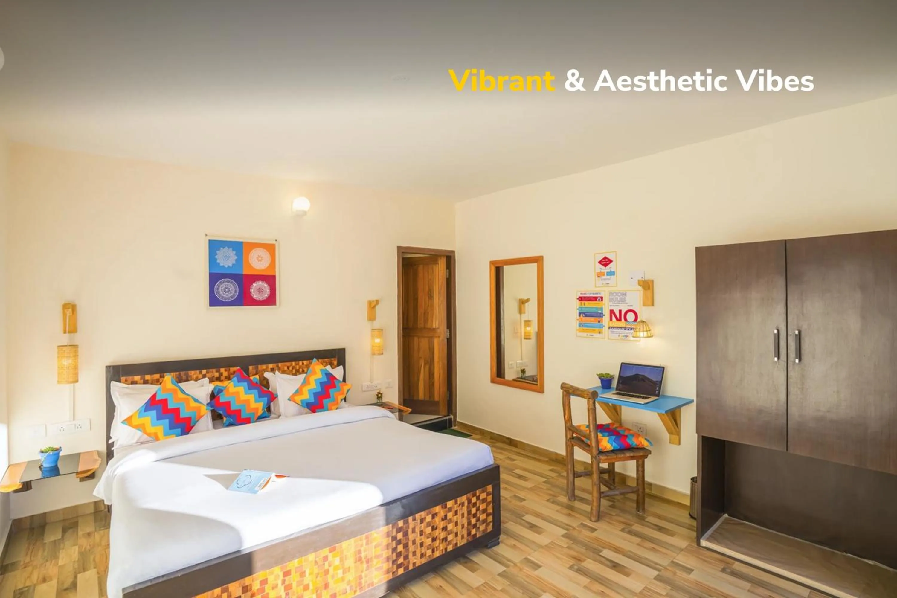 Bed in goSTOPS Nainital