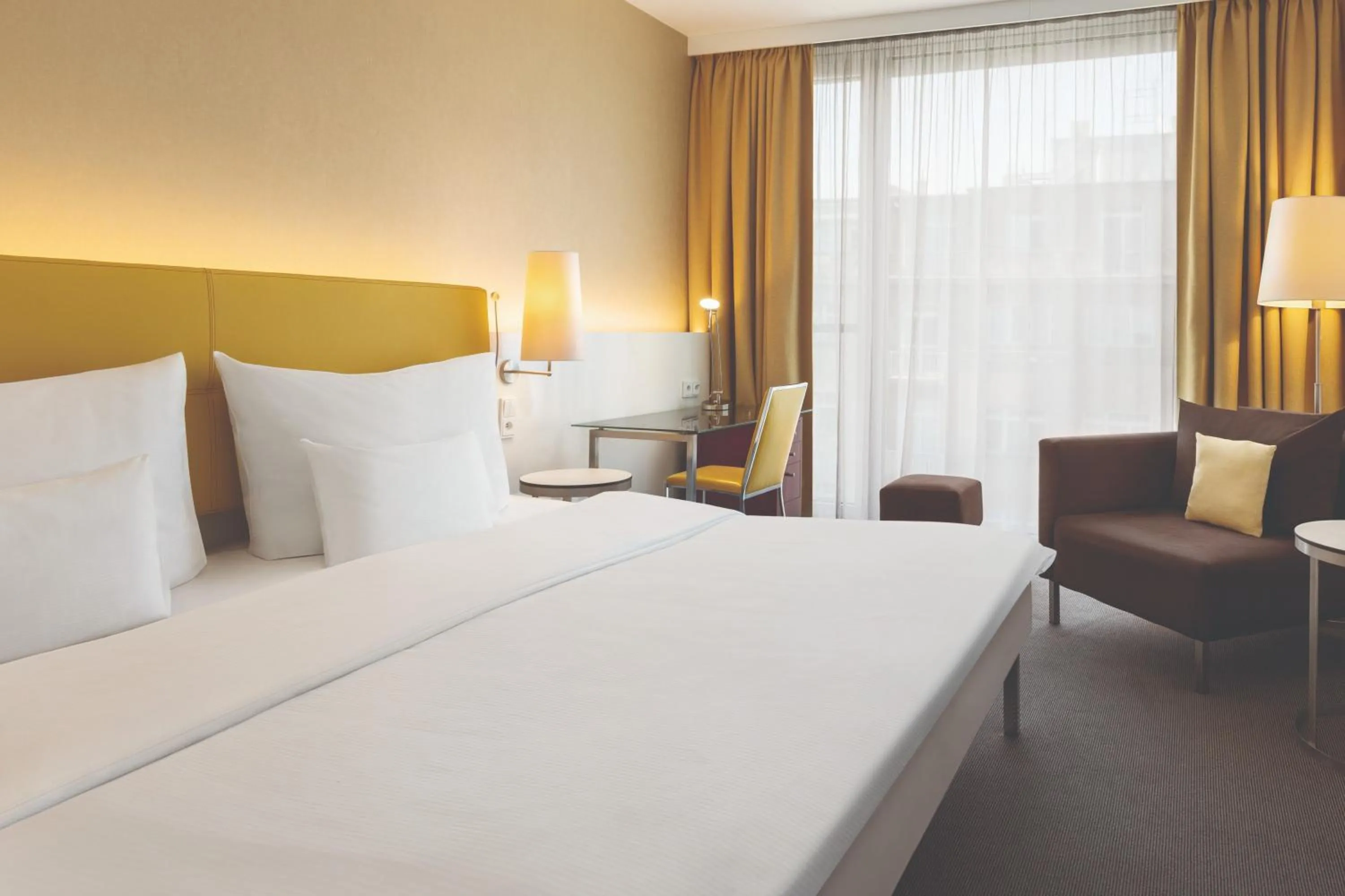 Bed in Vienna House by Wyndham Andel's Prague