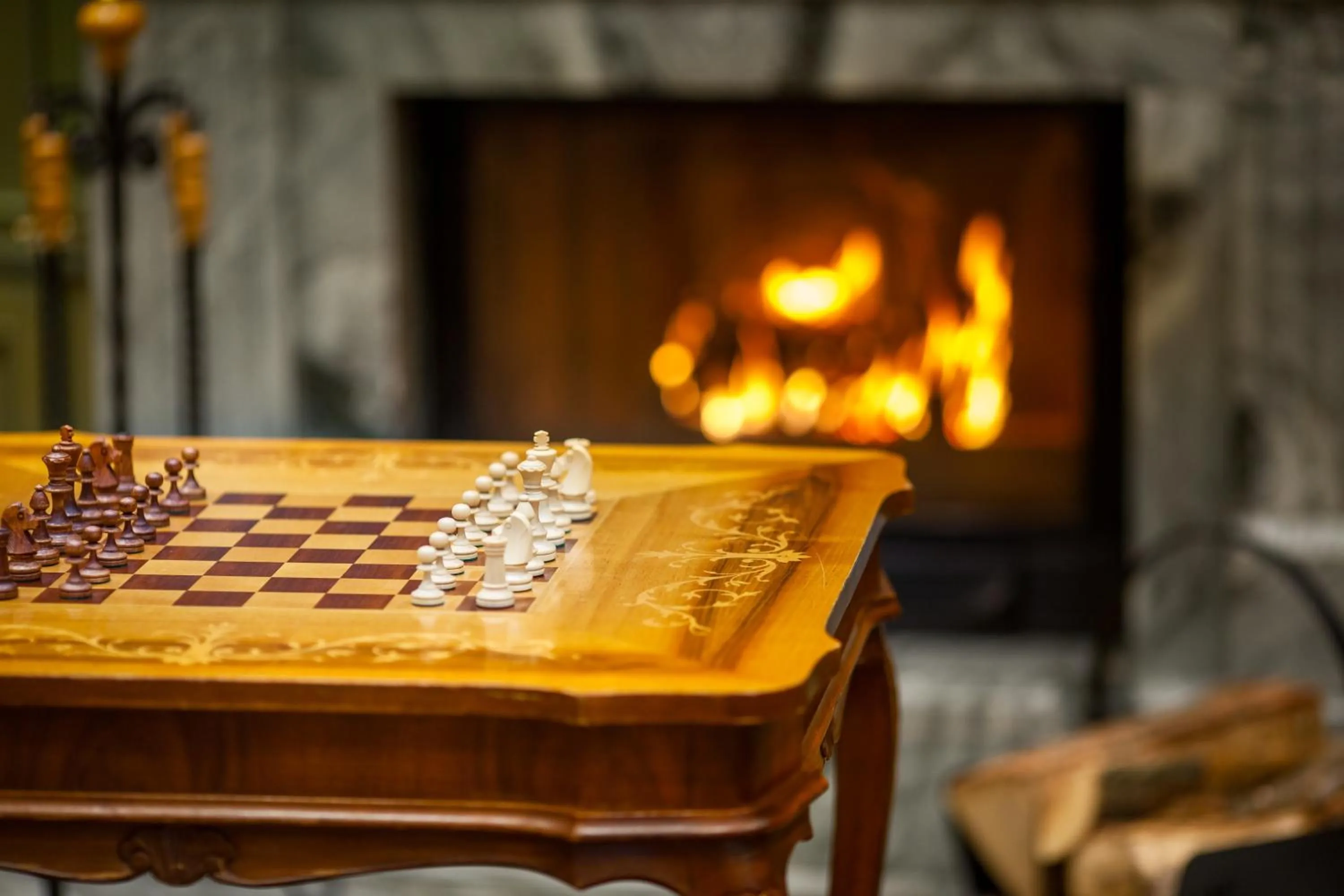 Library in Hotel Savoy Prague