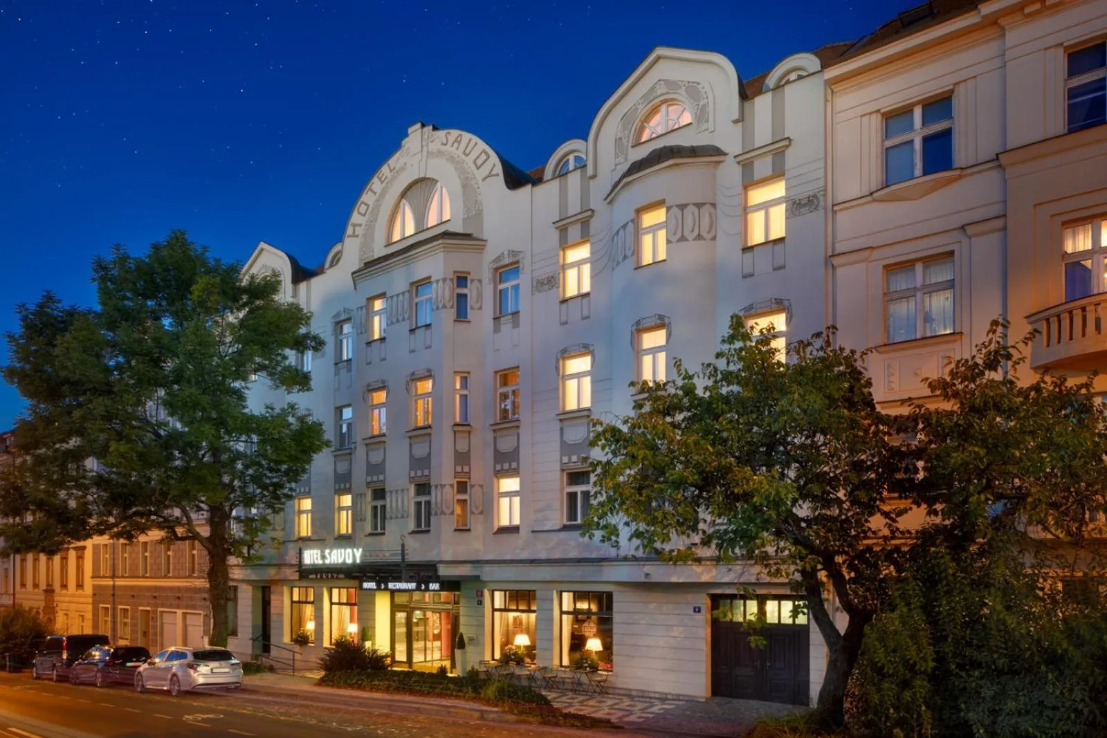 Property building in Hotel Savoy Prague