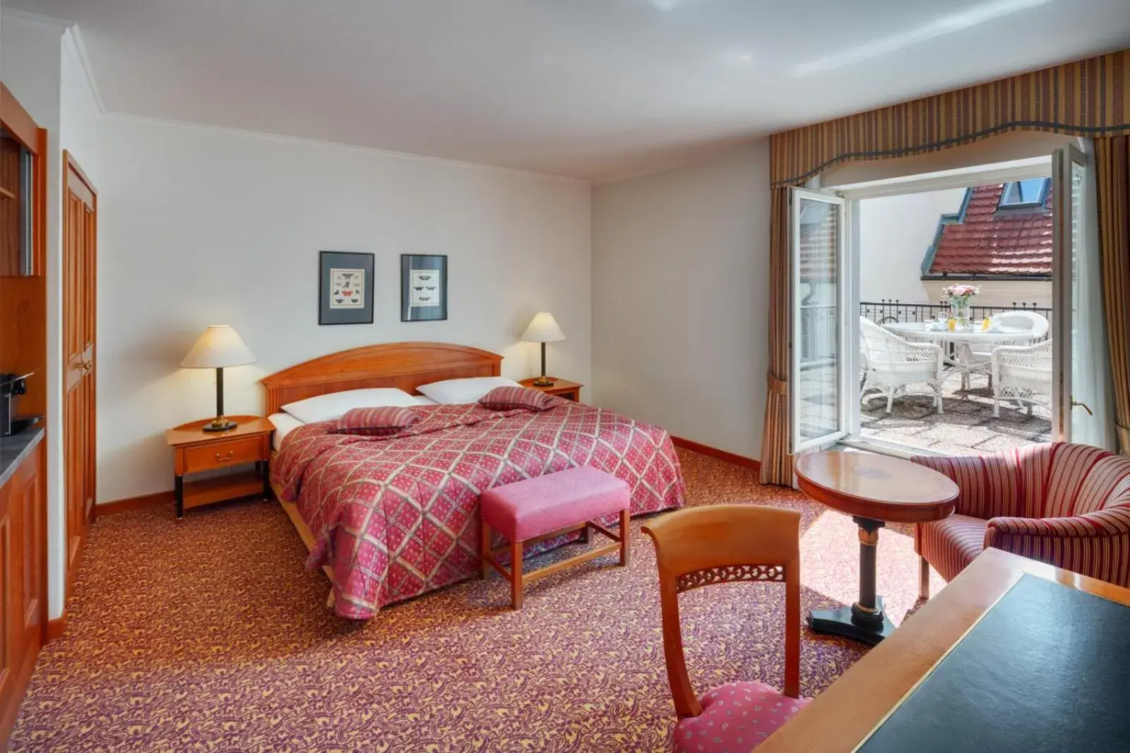 Double Room with Balcony in Hotel Savoy Prague Double Room with Balcony in Hotel Savoy Prague