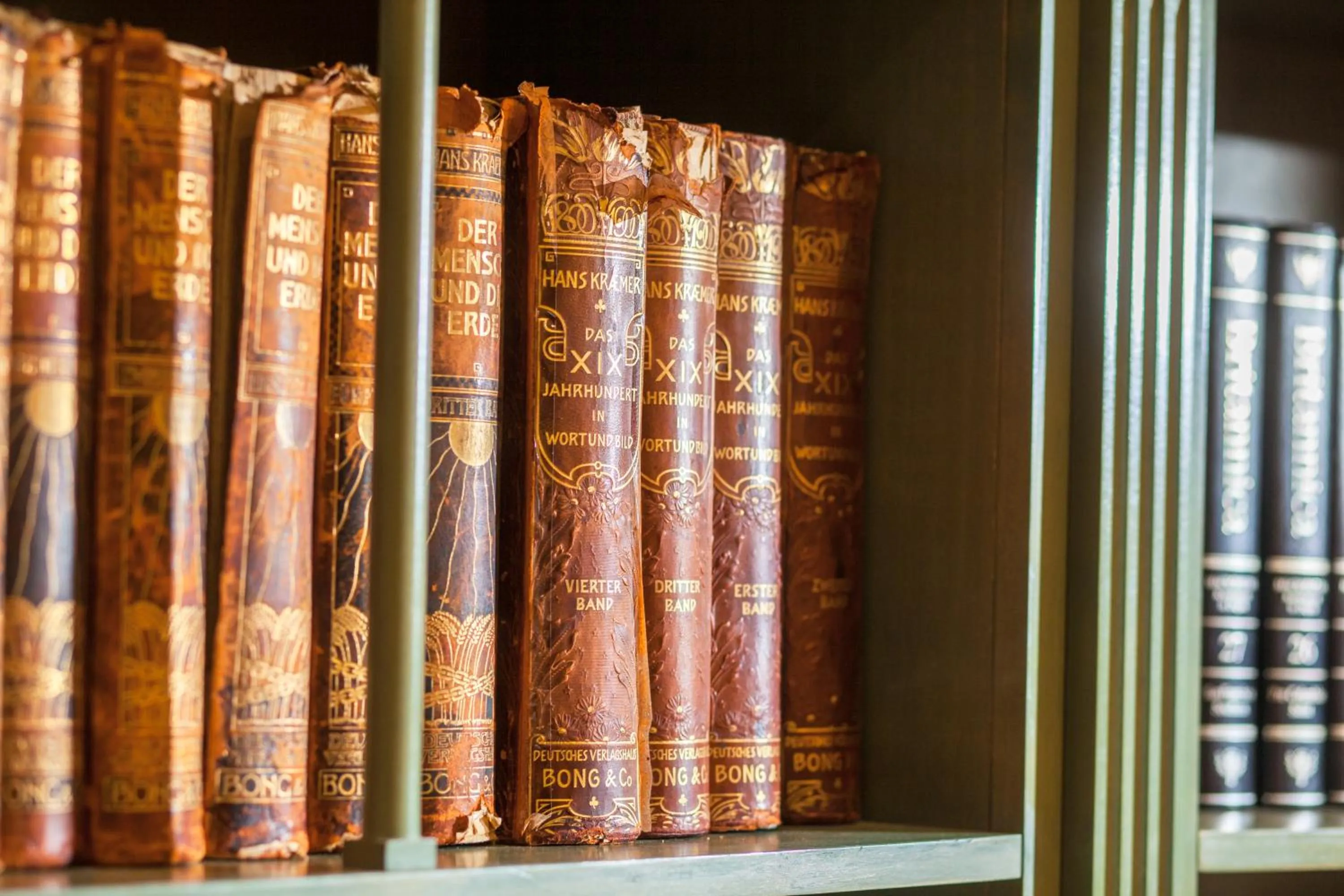 Library in Hotel Savoy Prague