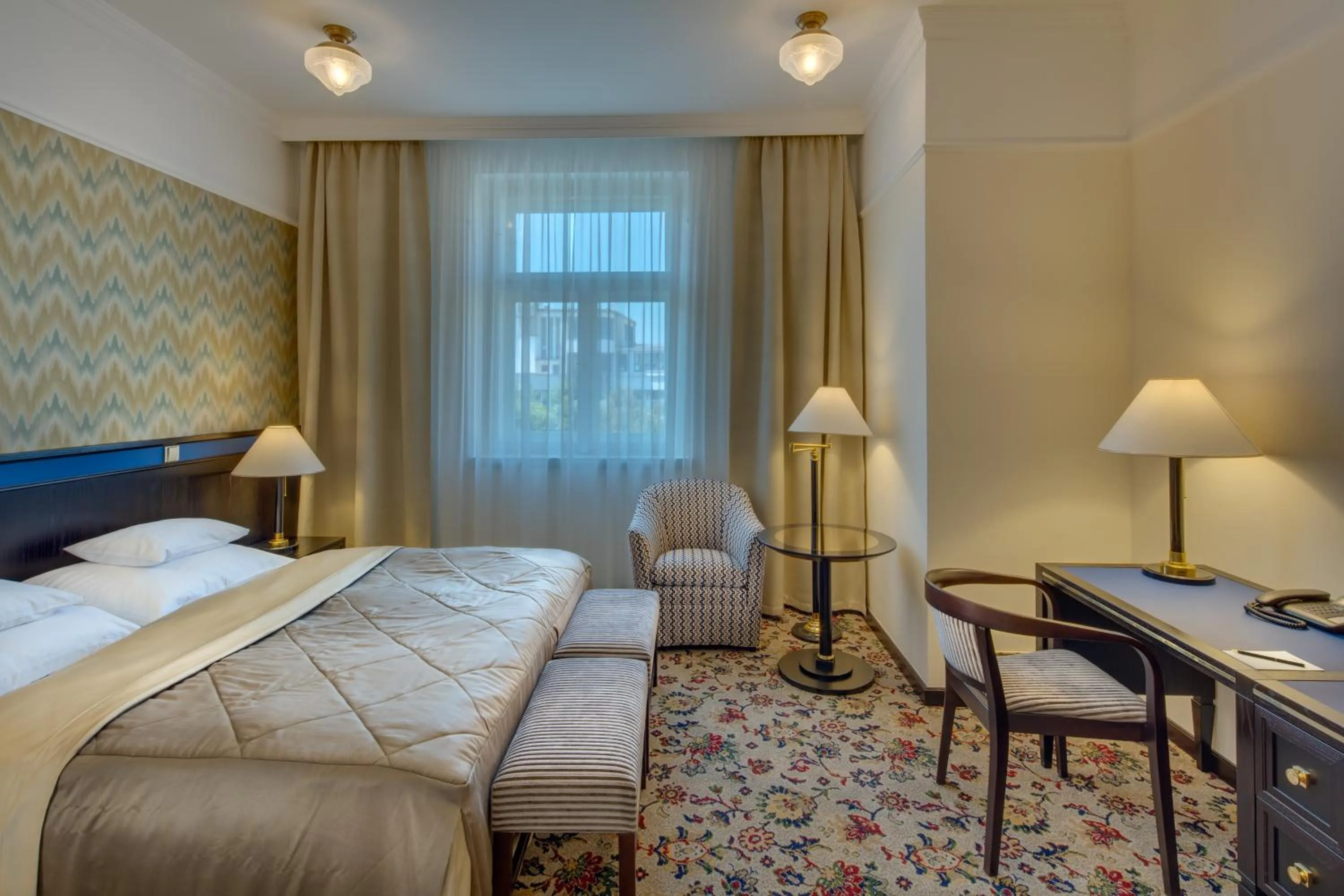 Bedroom, Bed in Hotel Savoy Prague