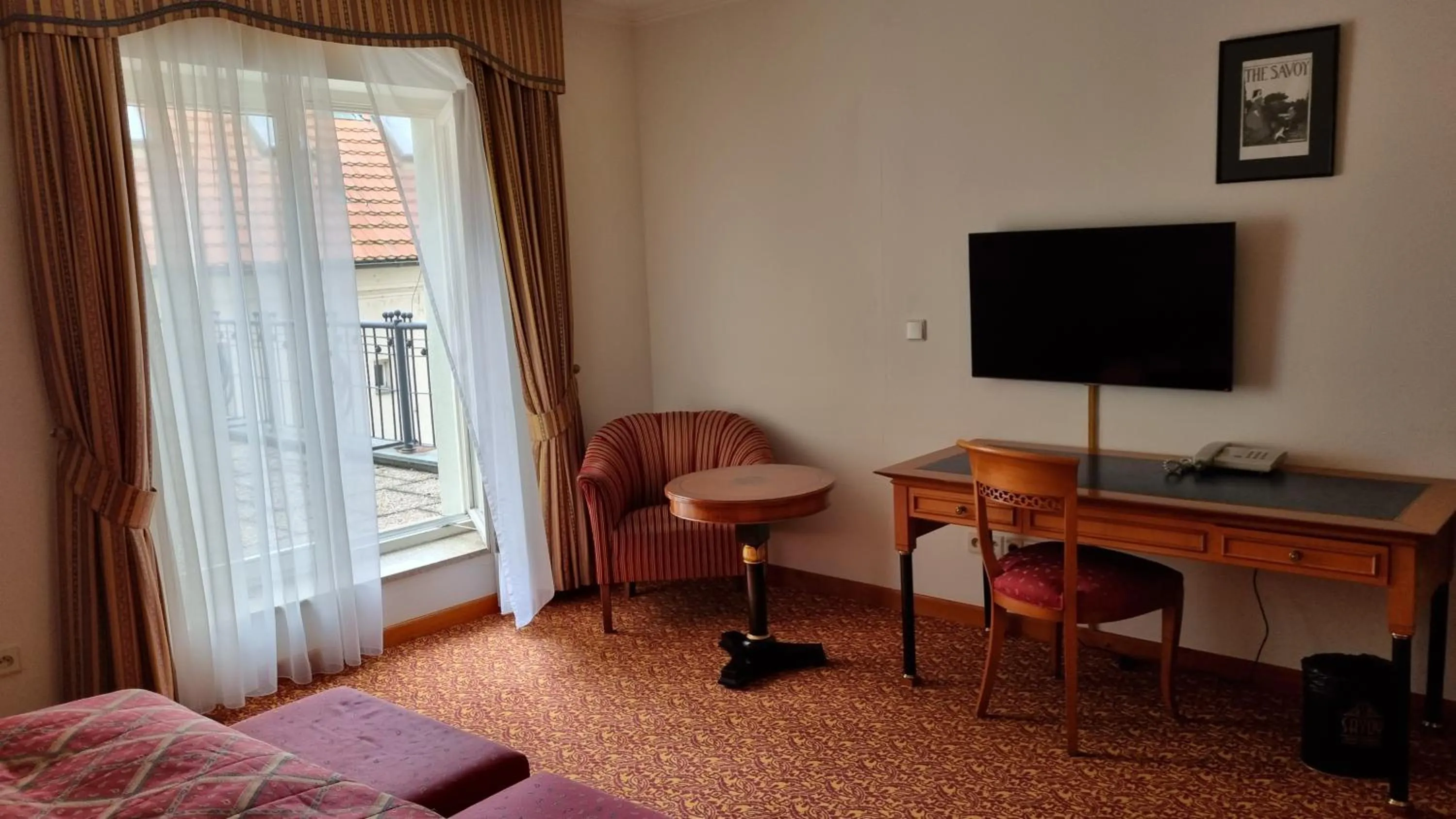 Balcony/Terrace in Hotel Savoy Prague