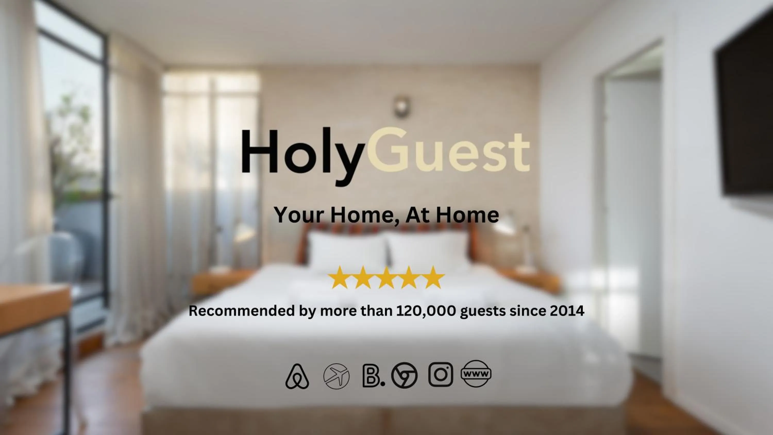 Property logo or sign, Bed in Palm 1BR next to Gazoz Beach by HolyGuest