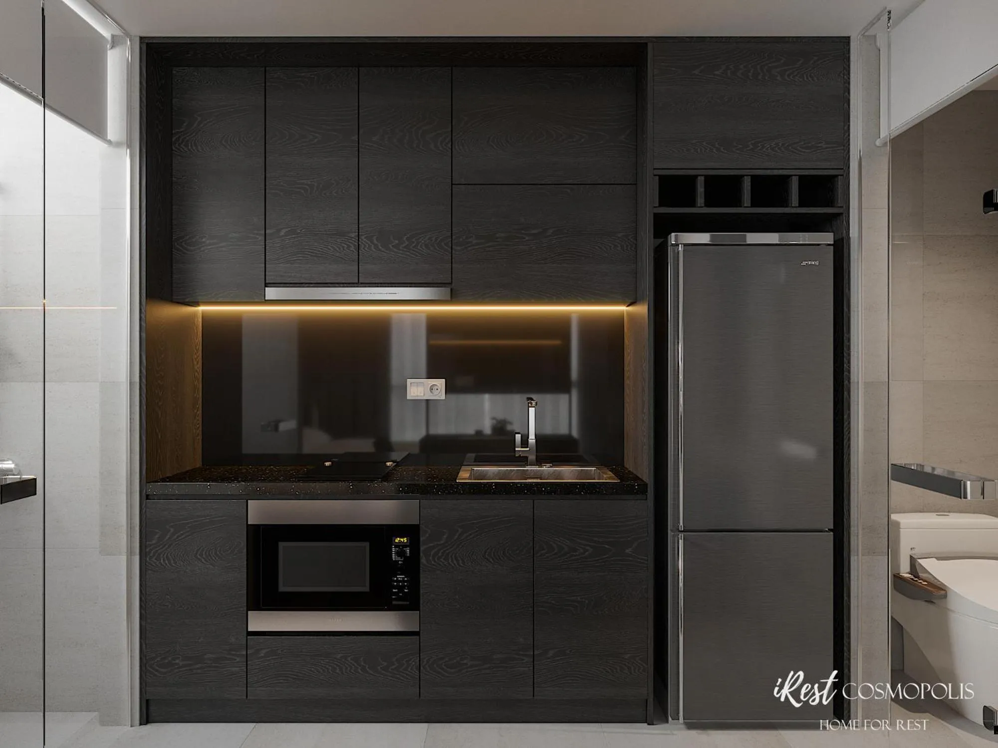 Kitchen or kitchenette in iRest COSMOPOLIS Vinh Yen