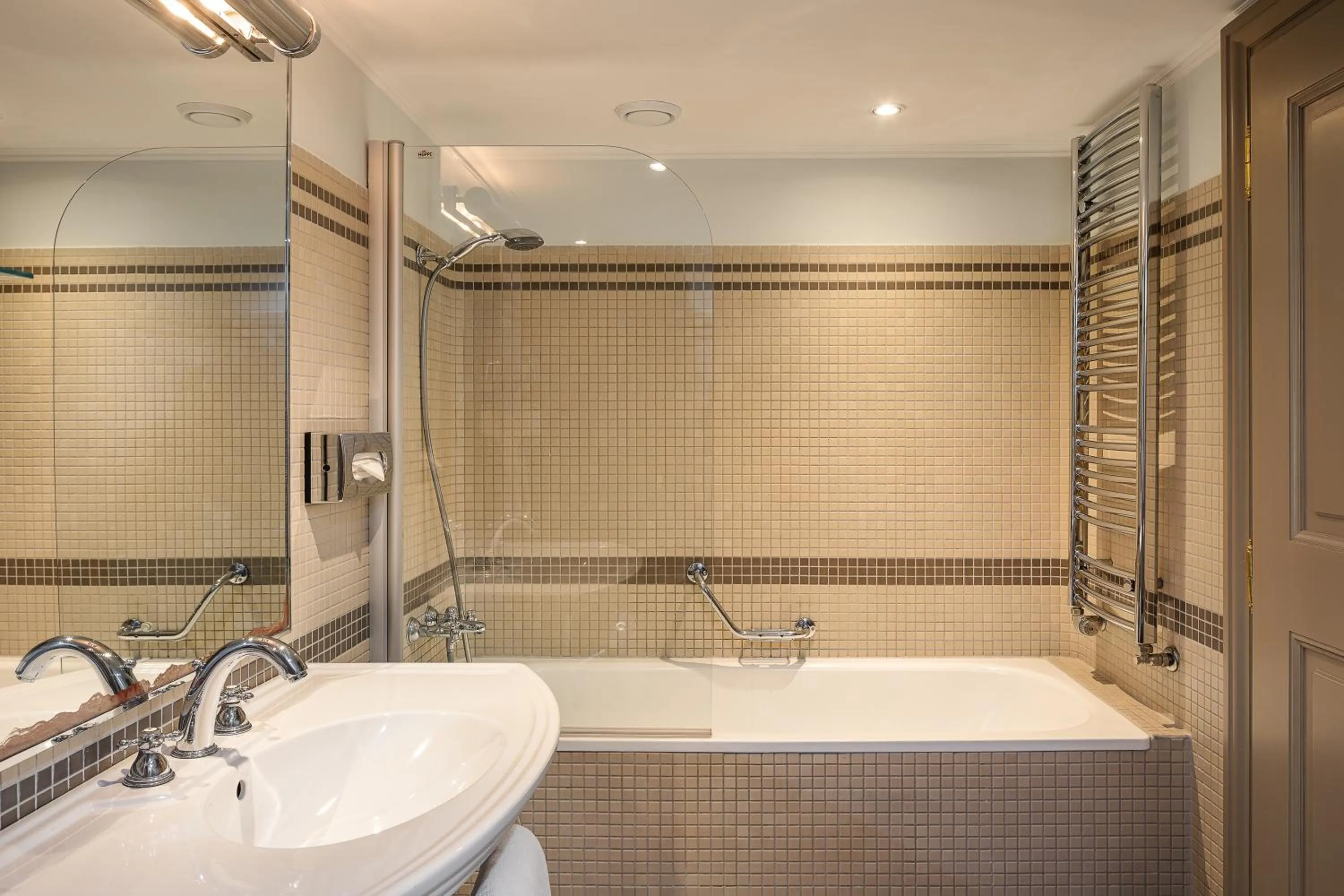 Shower in Iron Gate Hotel & Suites Prague by BHG