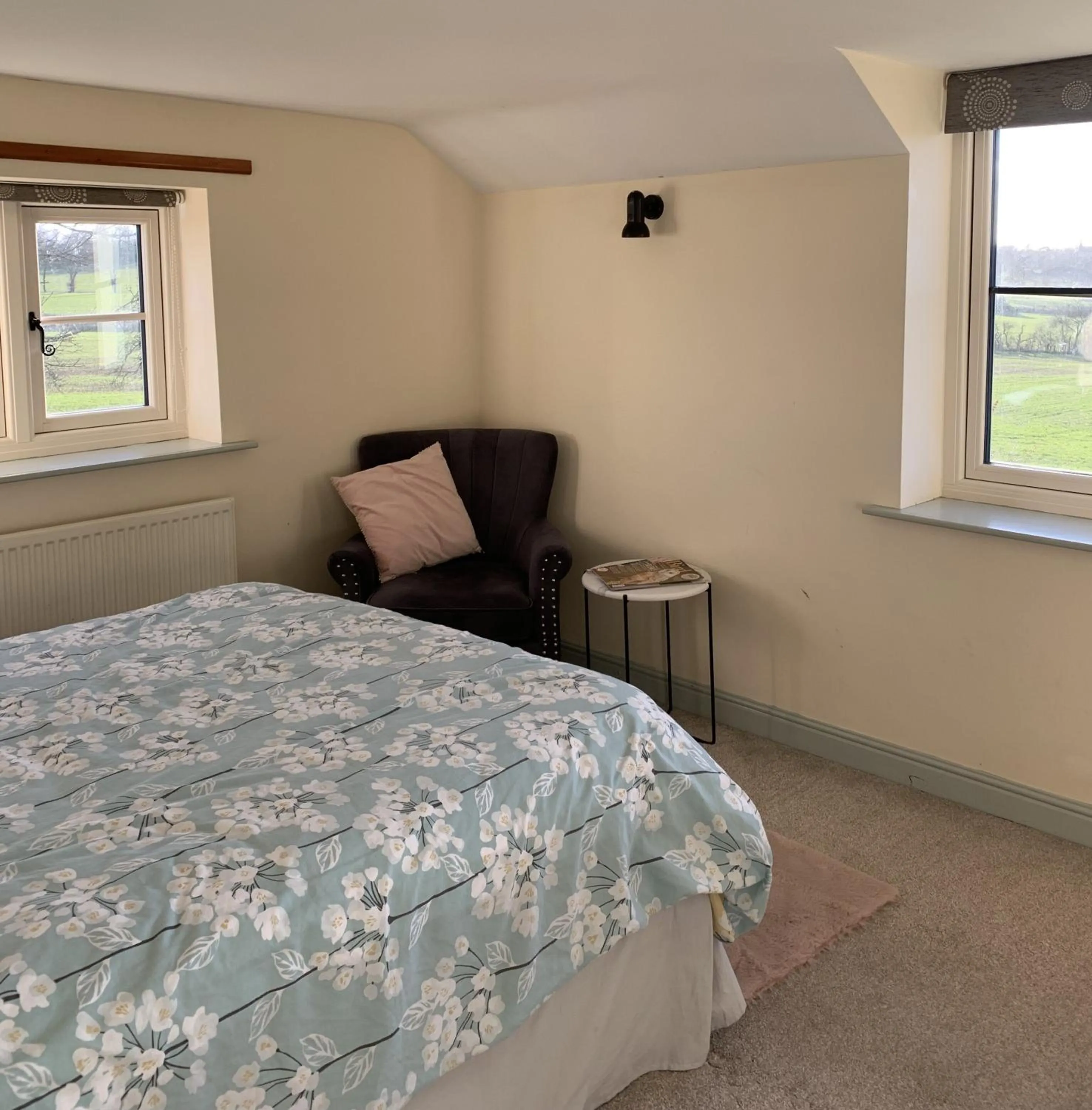 Bed in Farmhouse studio near Shrewsbury
