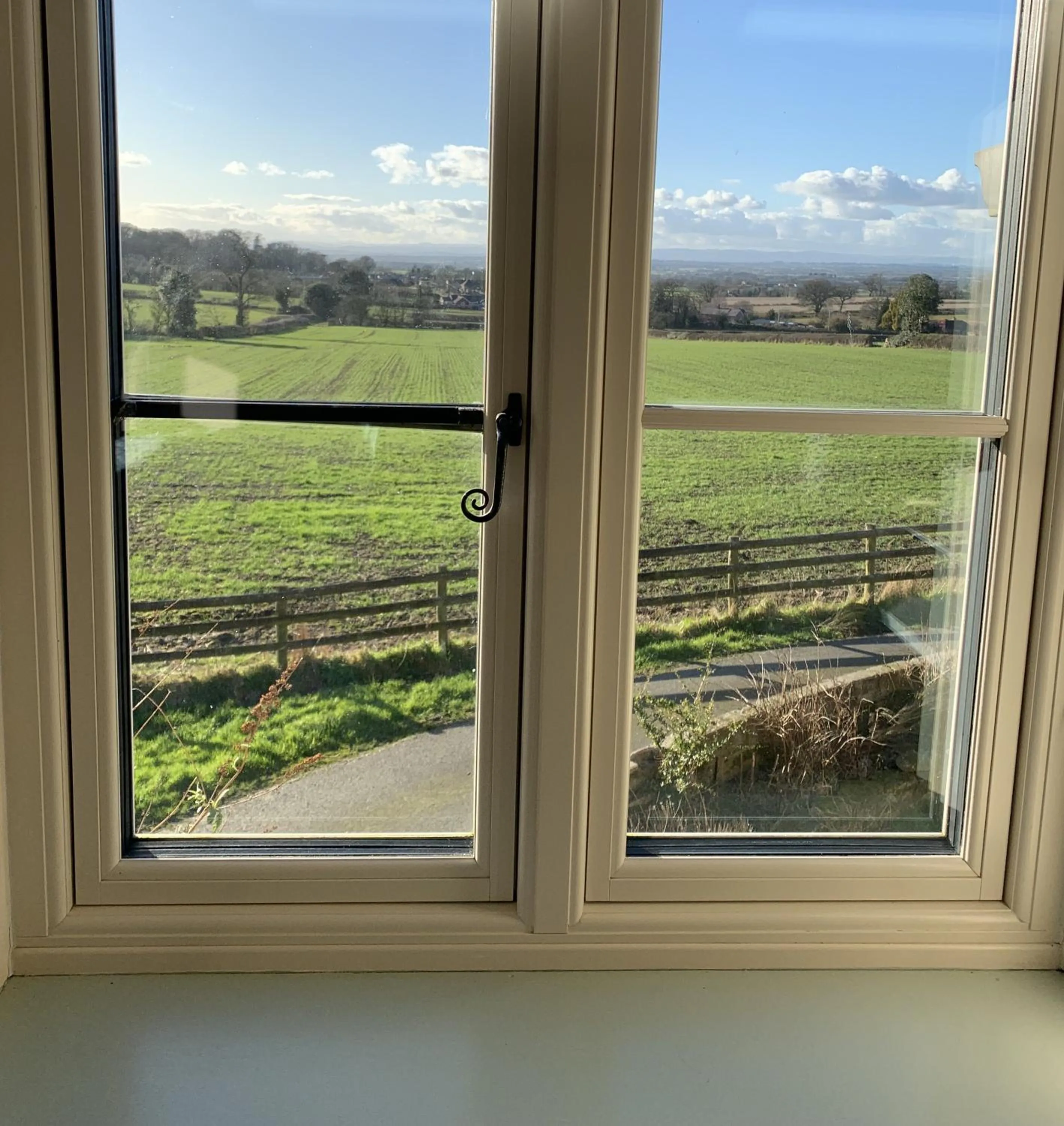 View (from property/room) in Farmhouse studio near Shrewsbury