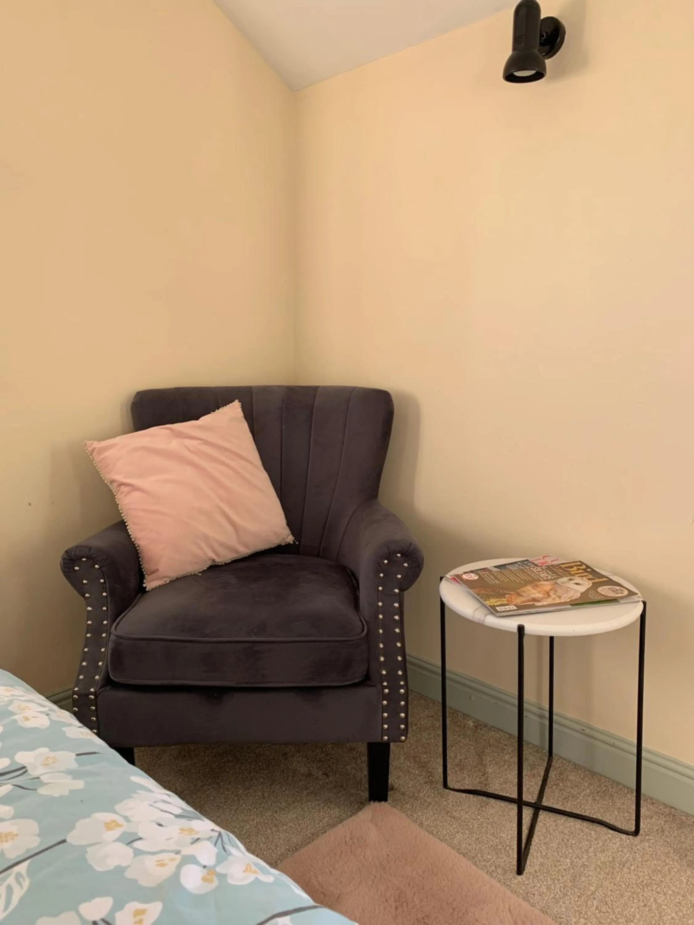 Seating area in Farmhouse studio near Shrewsbury