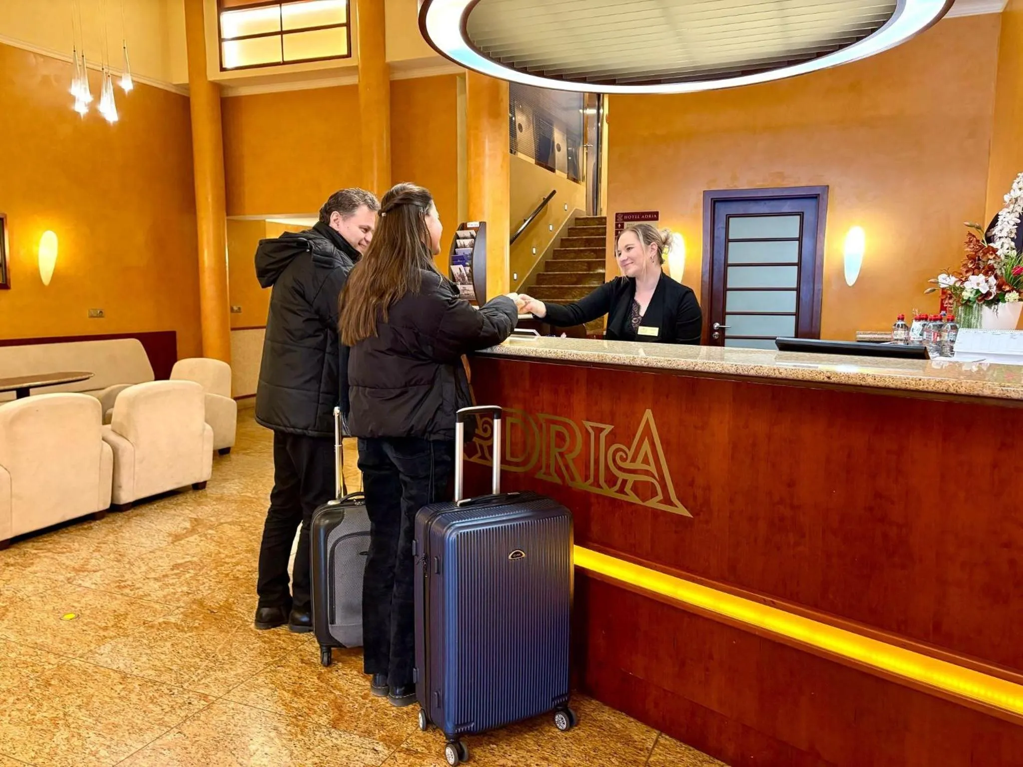 Lobby or reception in Adria Hotel Prague