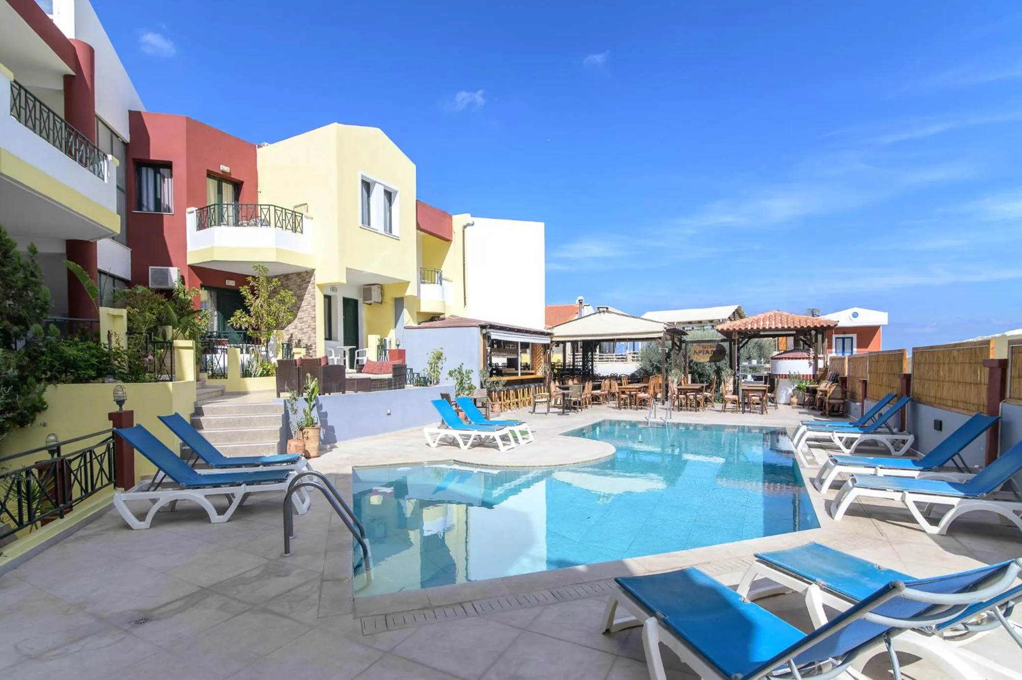 Swimming pool in Ariadni Palace Apartments