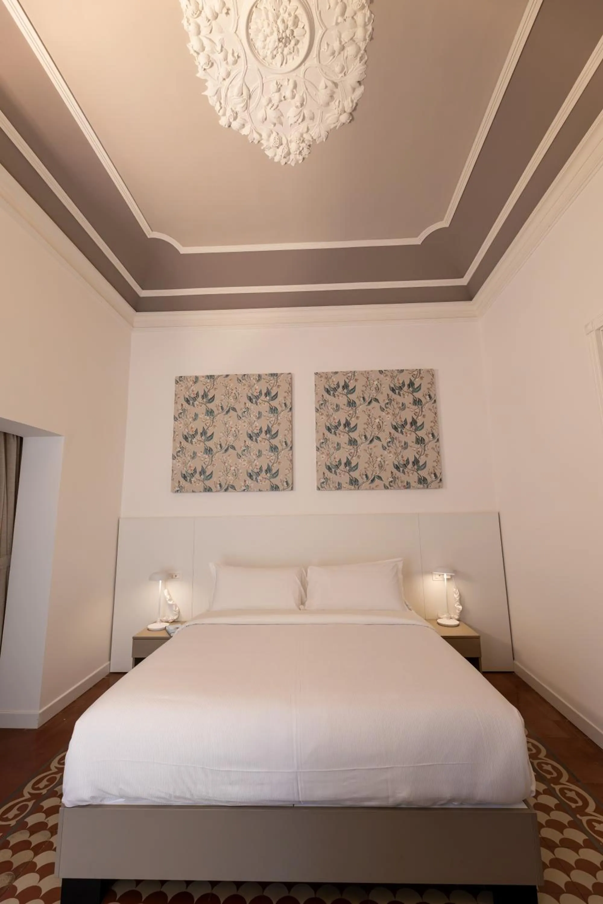 Bed in Riflessi Acireale Palace Suites