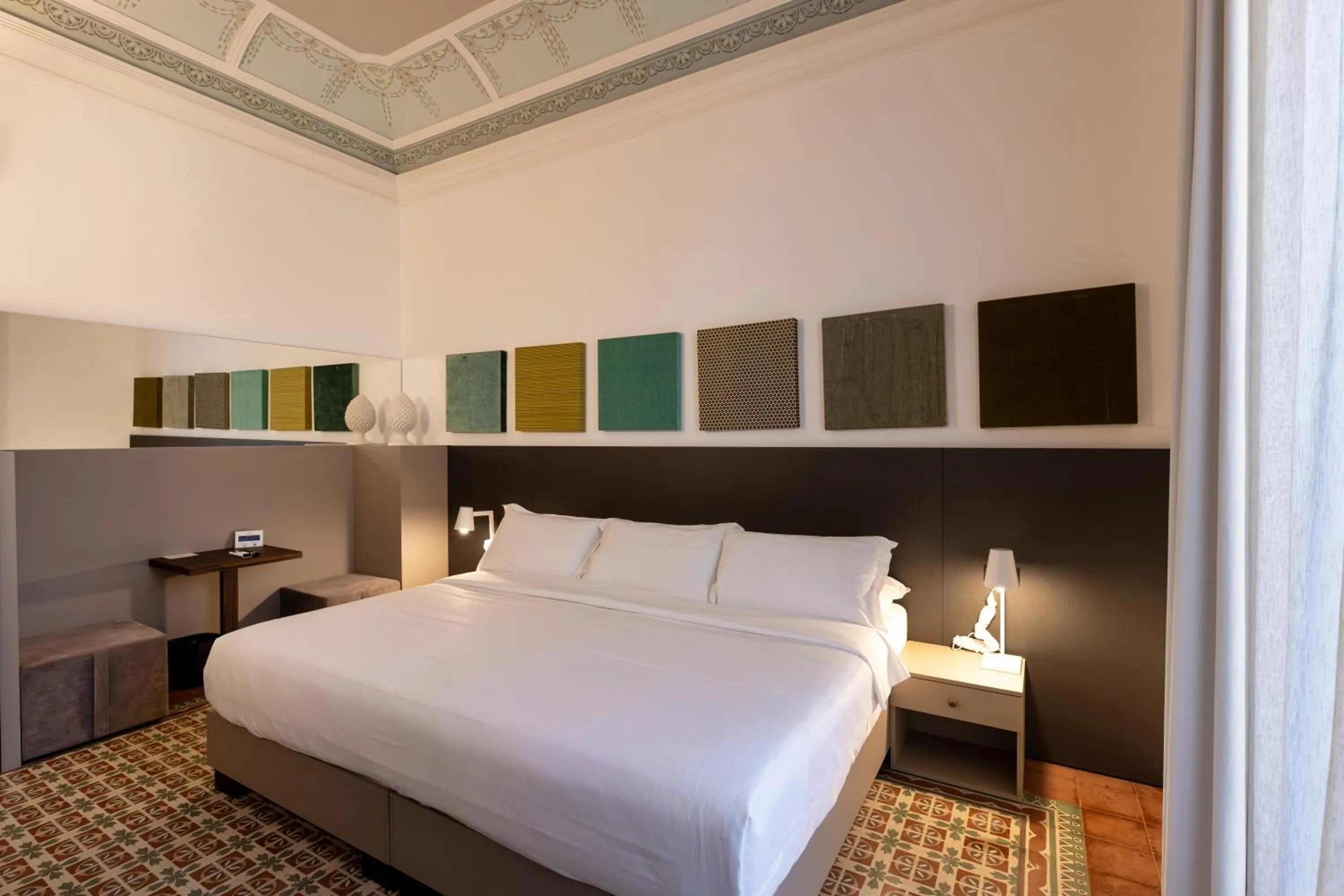Bed in Riflessi Acireale Palace Suites