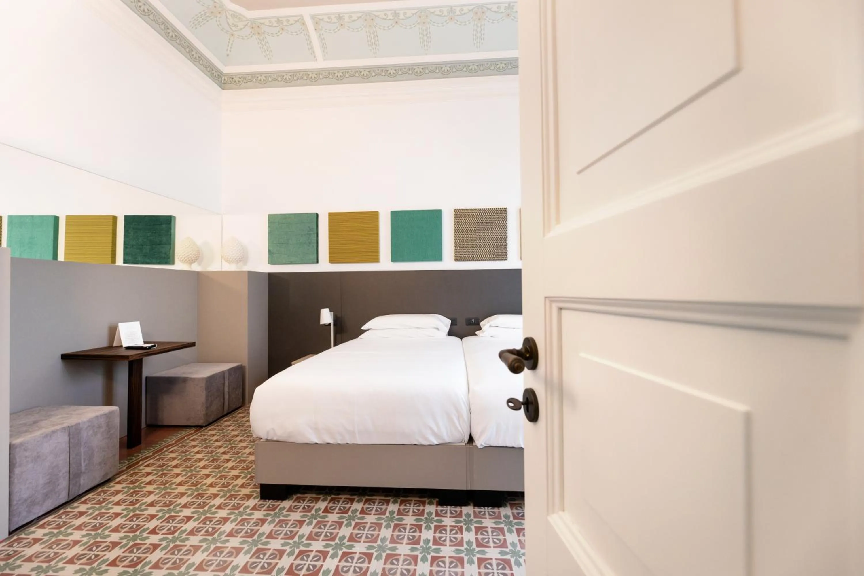 Bed in Riflessi Acireale Palace Suites