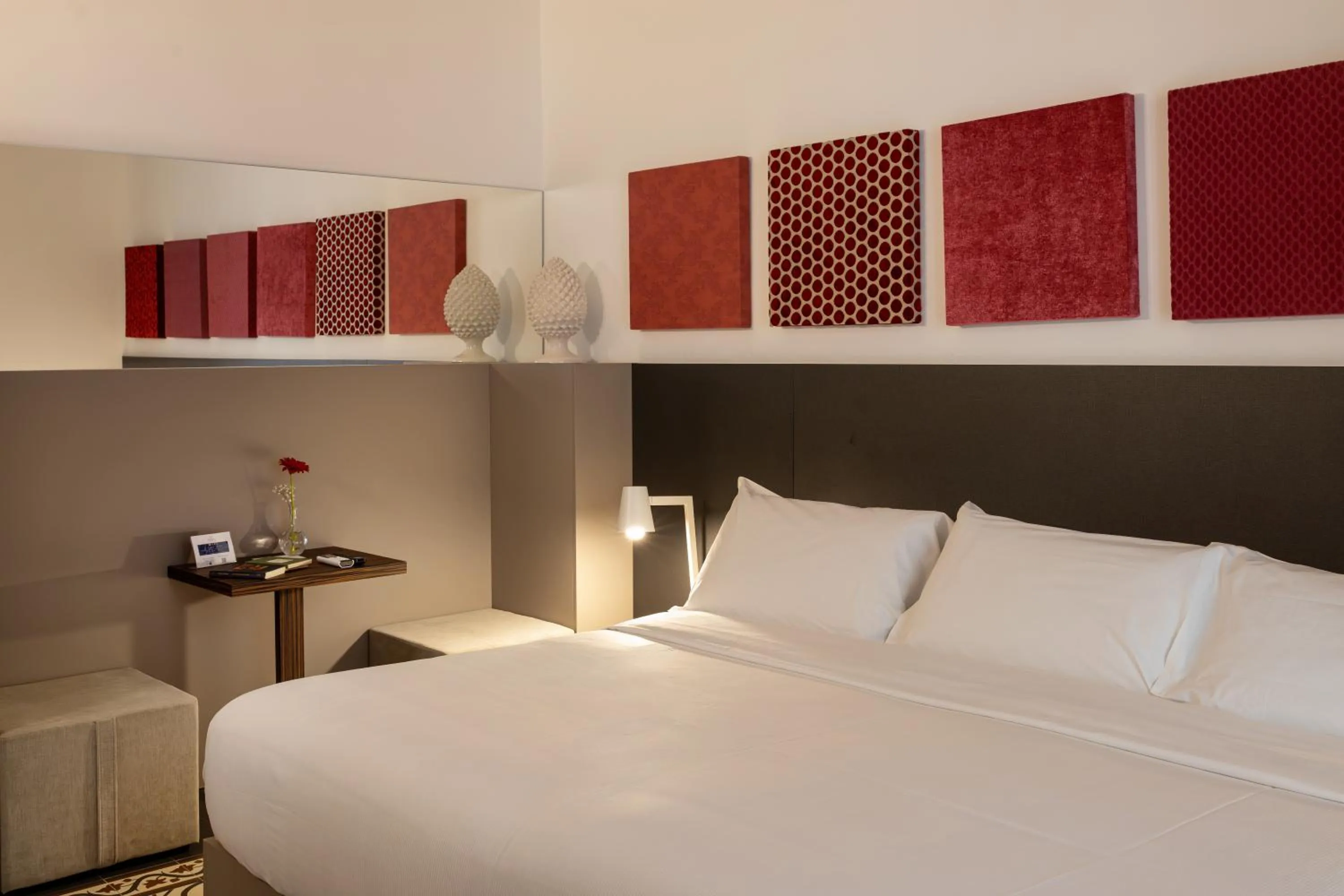 Bed in Riflessi Acireale Palace Suites
