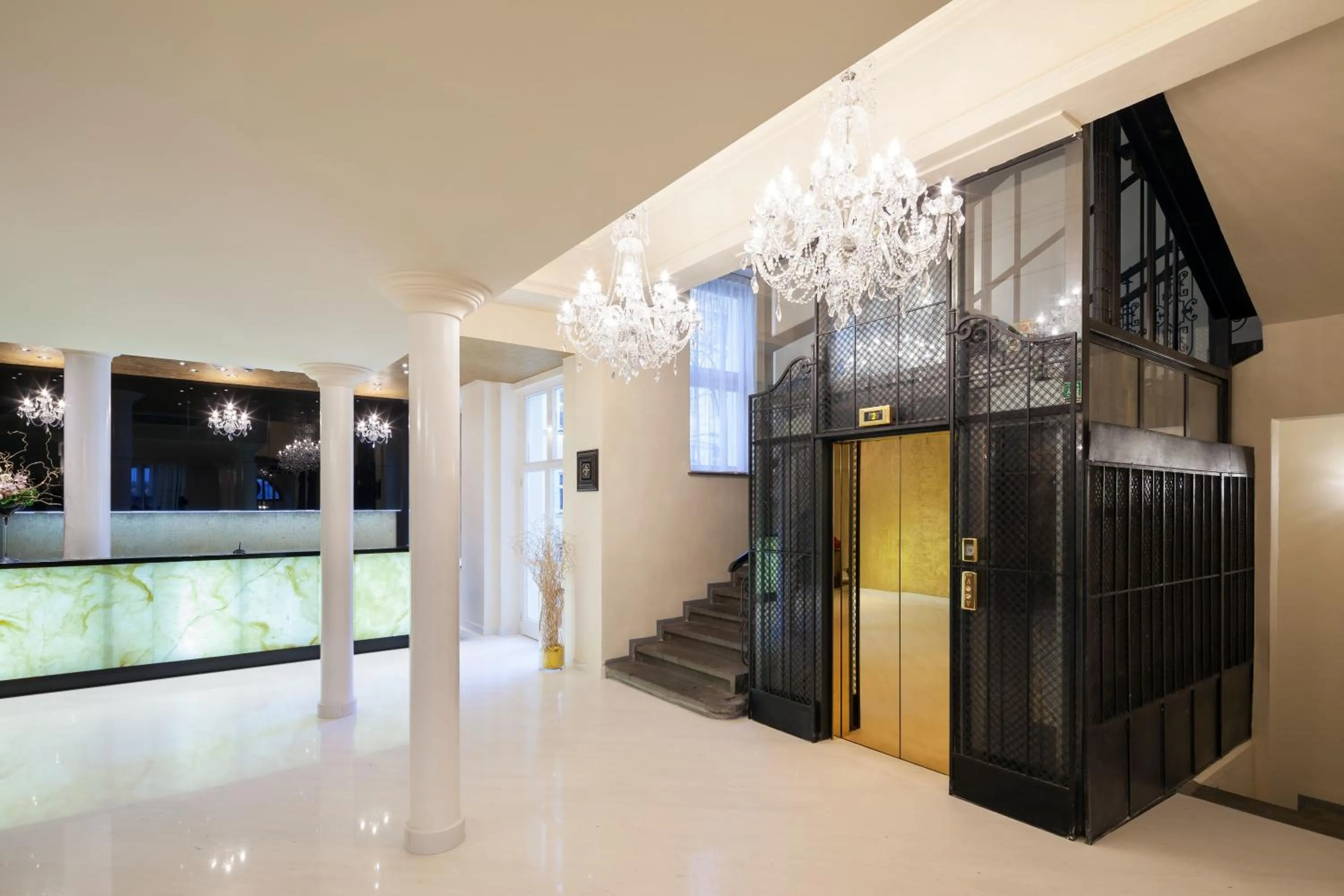 Lobby or reception in Kosher Hotel King David Prague