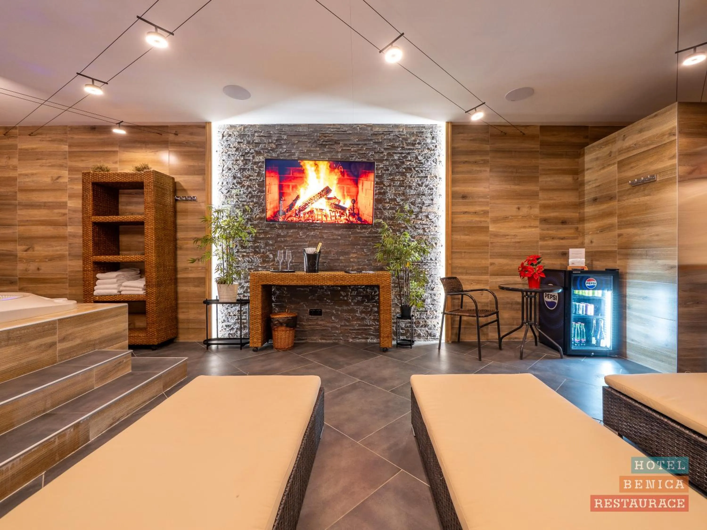 Sauna in Hotel Benica