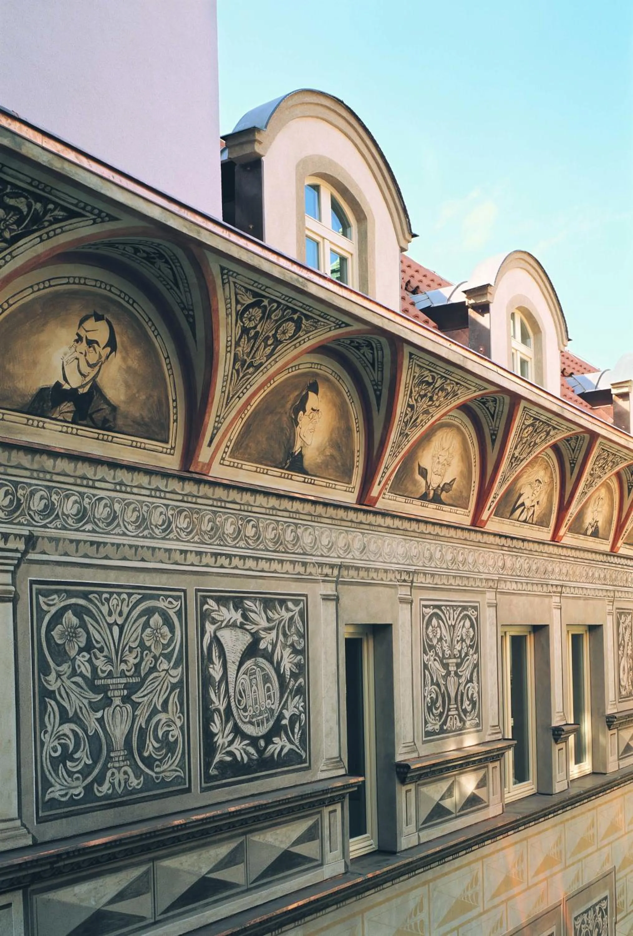 Facade/entrance in Aria Hotel Prague