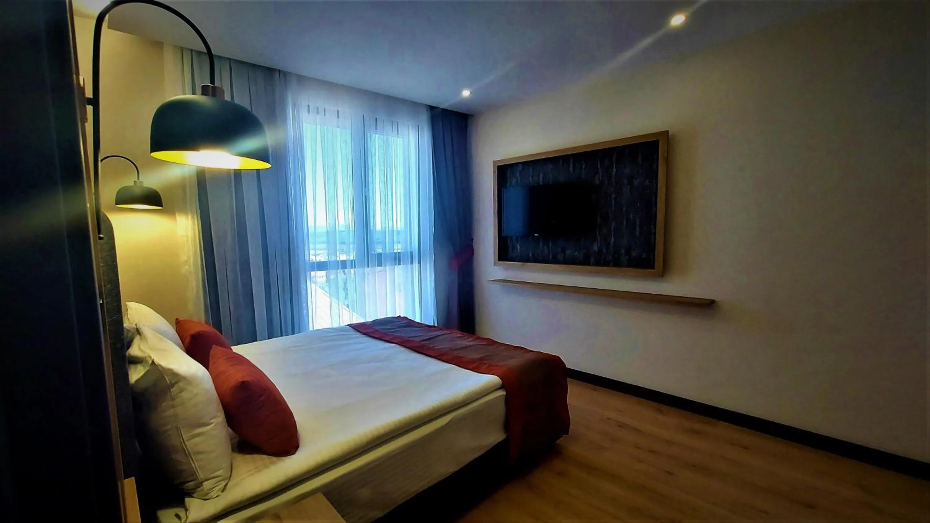 Bed in BURSA KOZA HOTEL