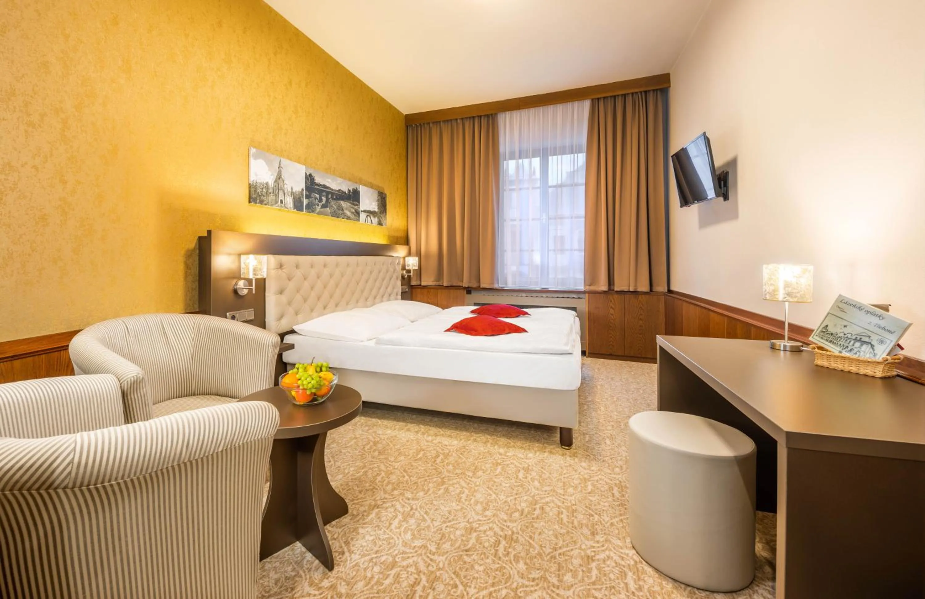 Bed in Hotel Zlatá hvězda