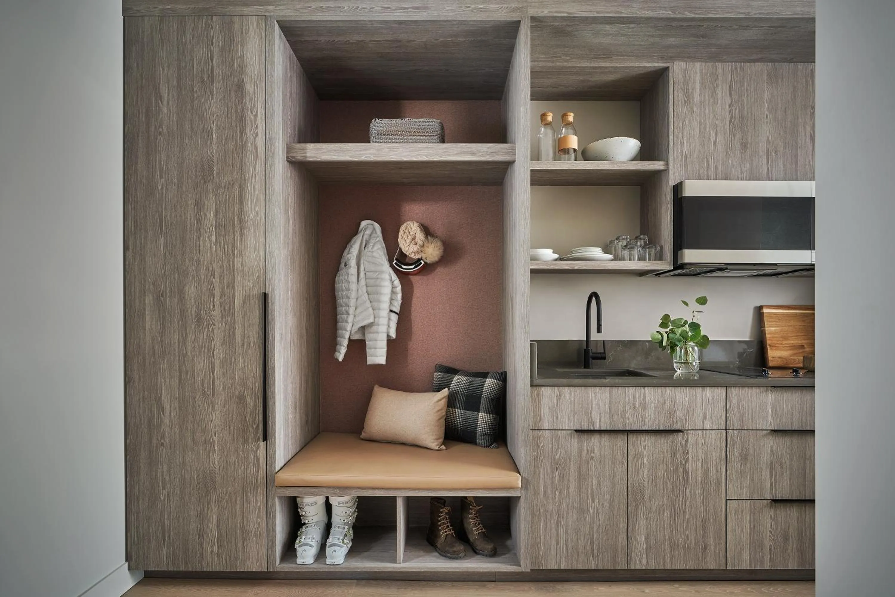 Seating area in Pendry Park City