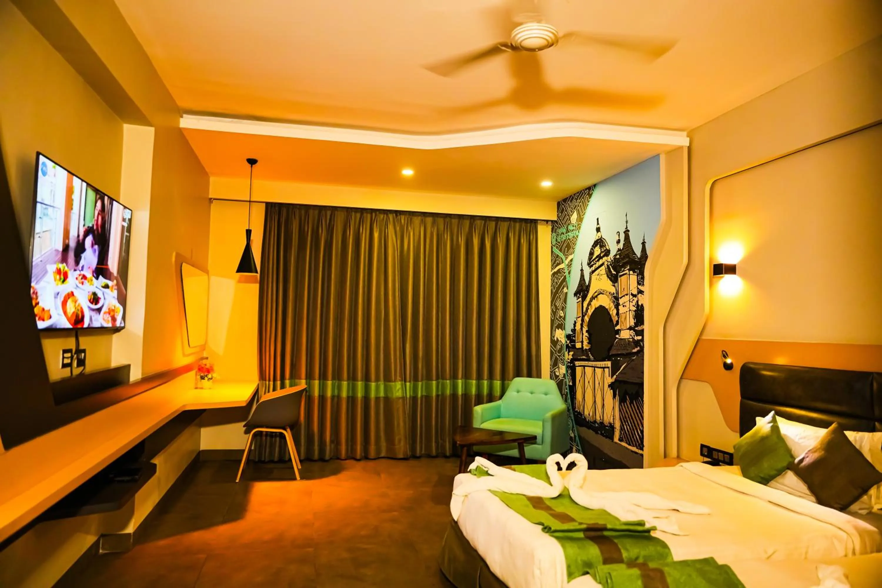 Photo of the whole room, Bed in THE CENT HOTEL