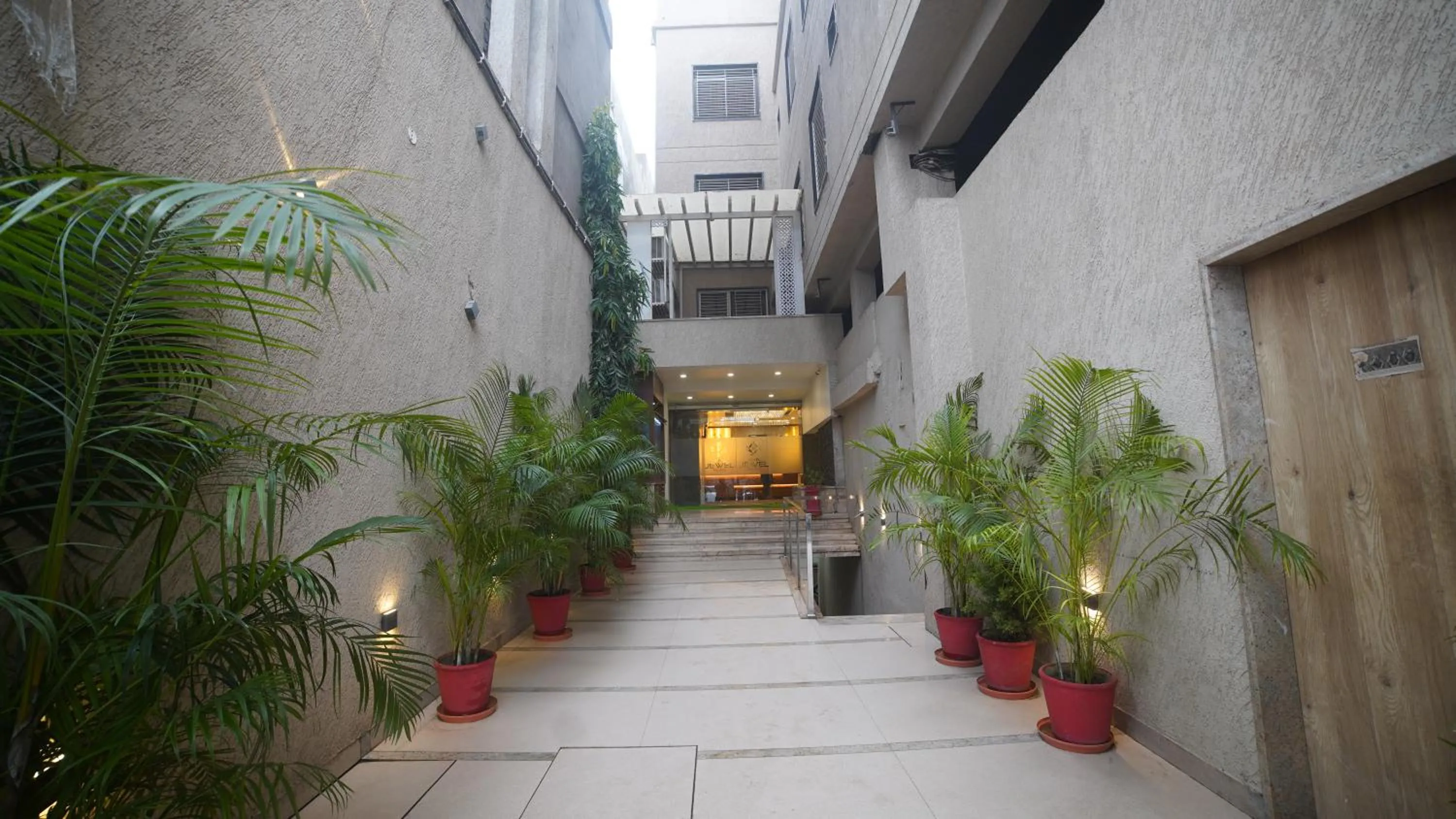 Facade/entrance in Jewel Palace, Bhopal
