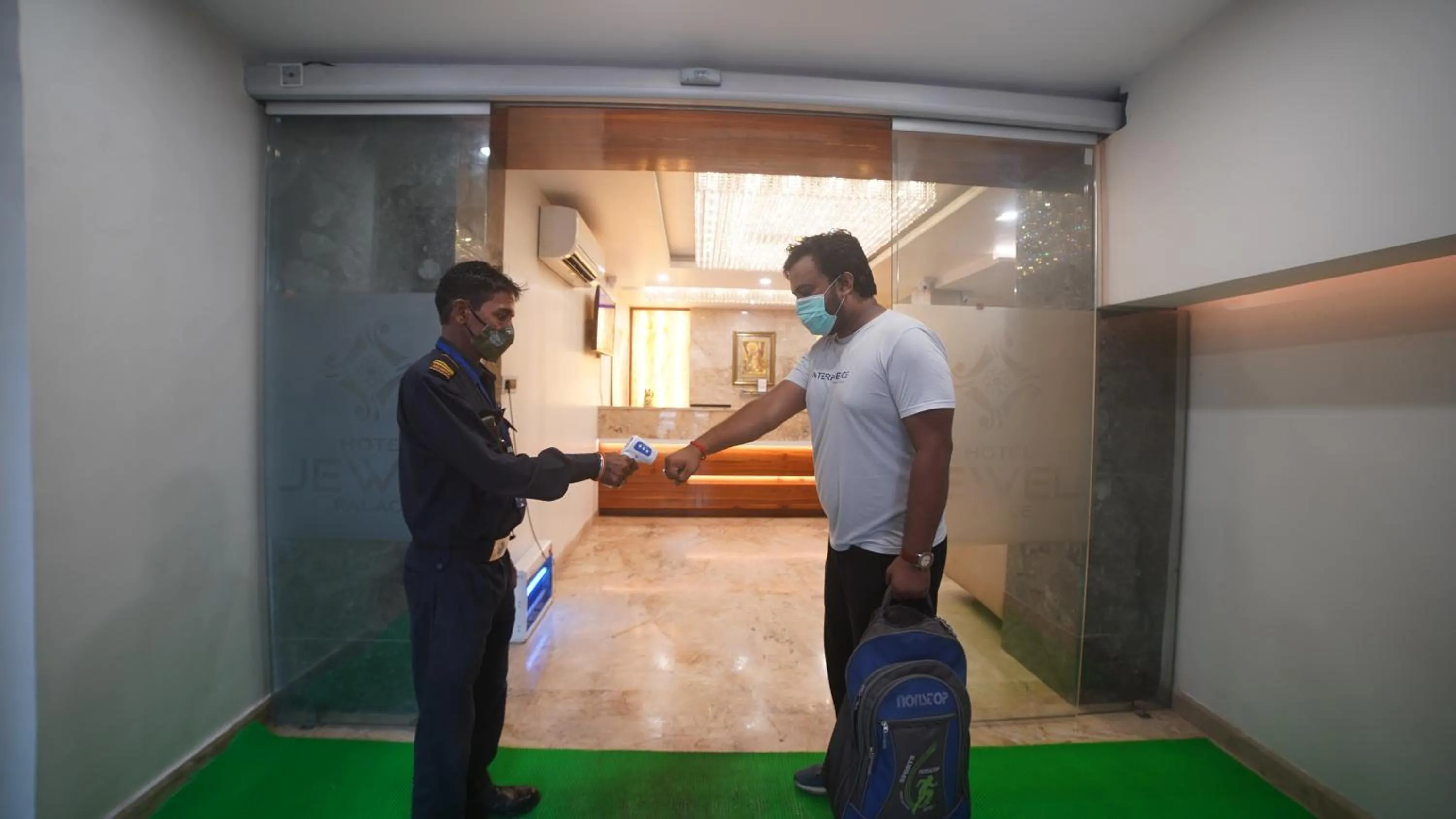 Staff in Jewel Palace, Bhopal