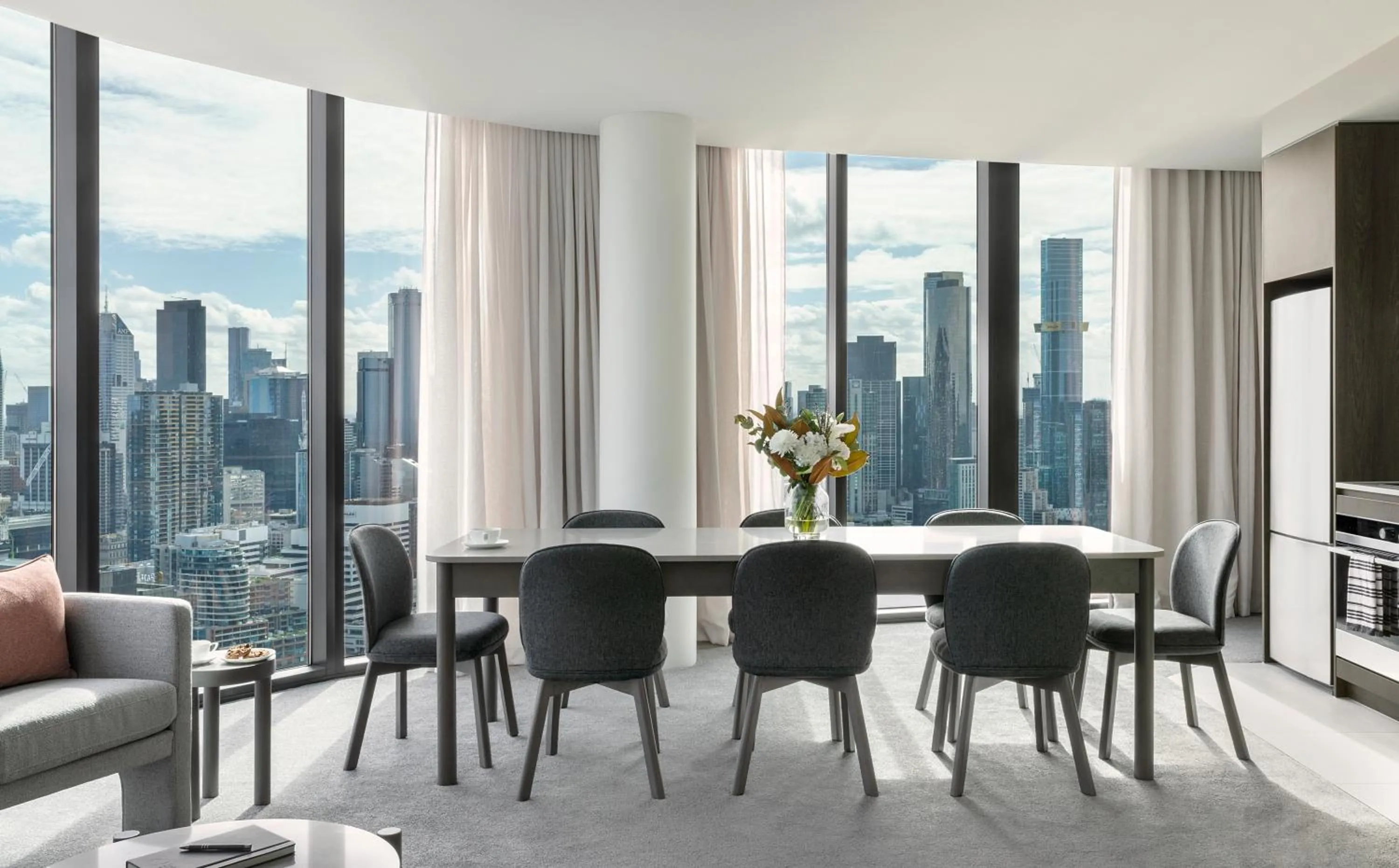 Living room in Oakwood Premier Melbourne