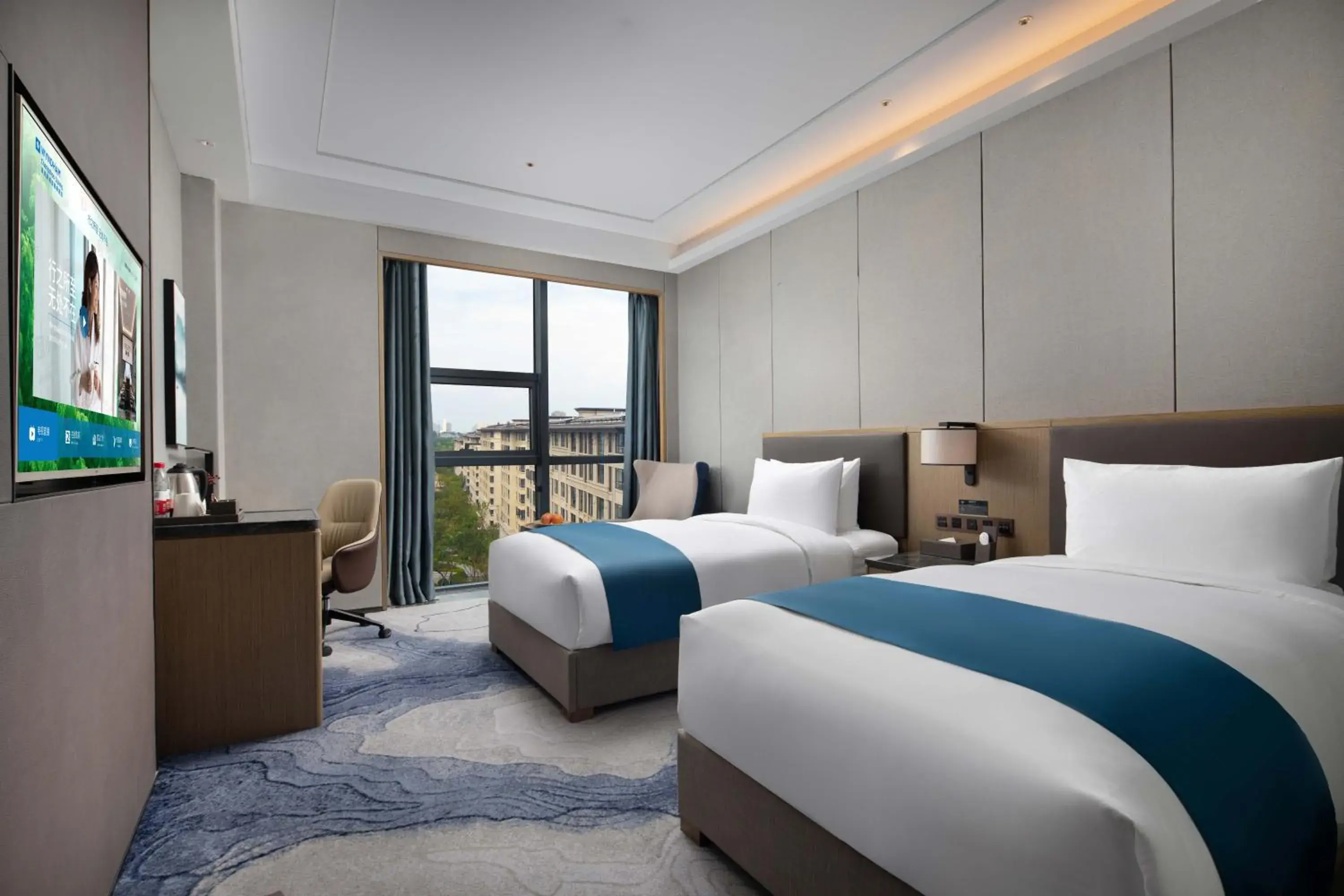 Comfortable 2 Twin Beds Room in Wyndham Changzhou Liyang Comfortable 2 Twin Beds Room in Wyndham Changzhou Liyang