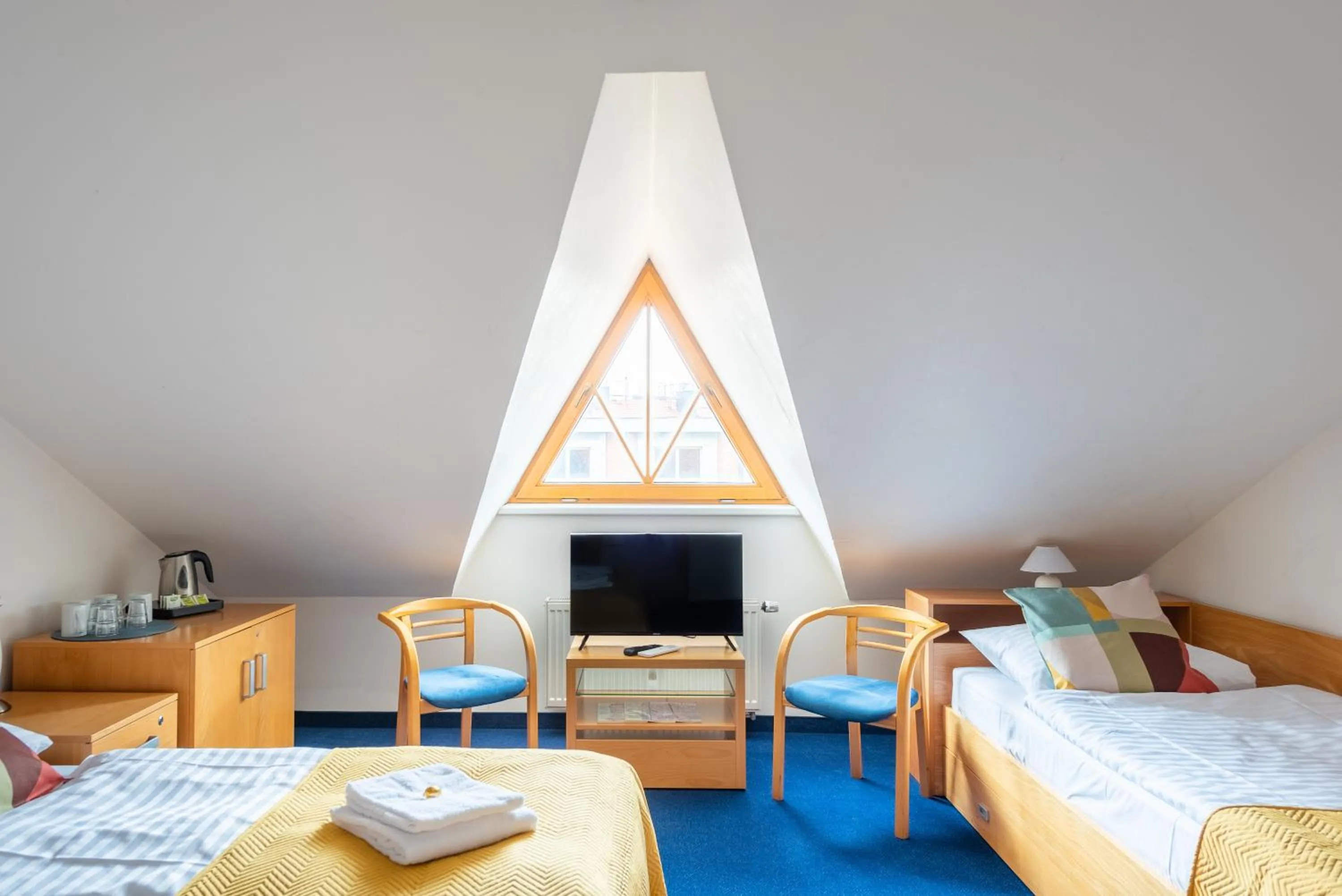 Living room, Bed in Residence Abacta