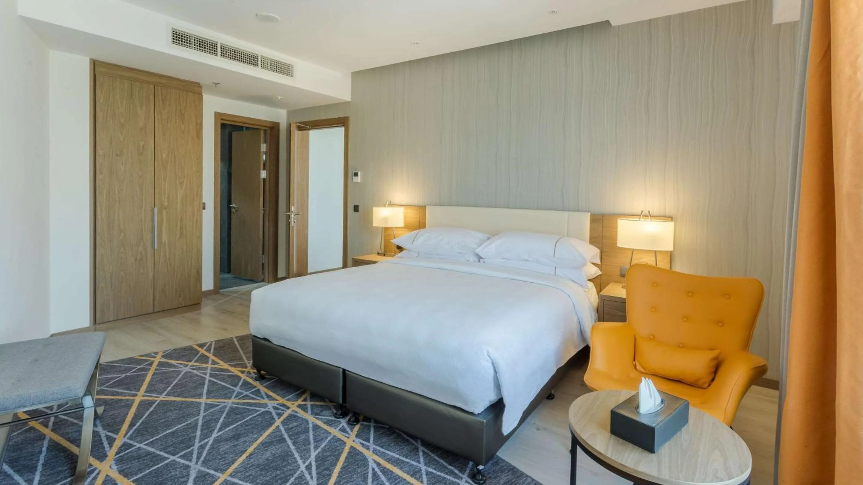 Photo of the whole room, Bed in Clarion Hotel Jeddah Airport