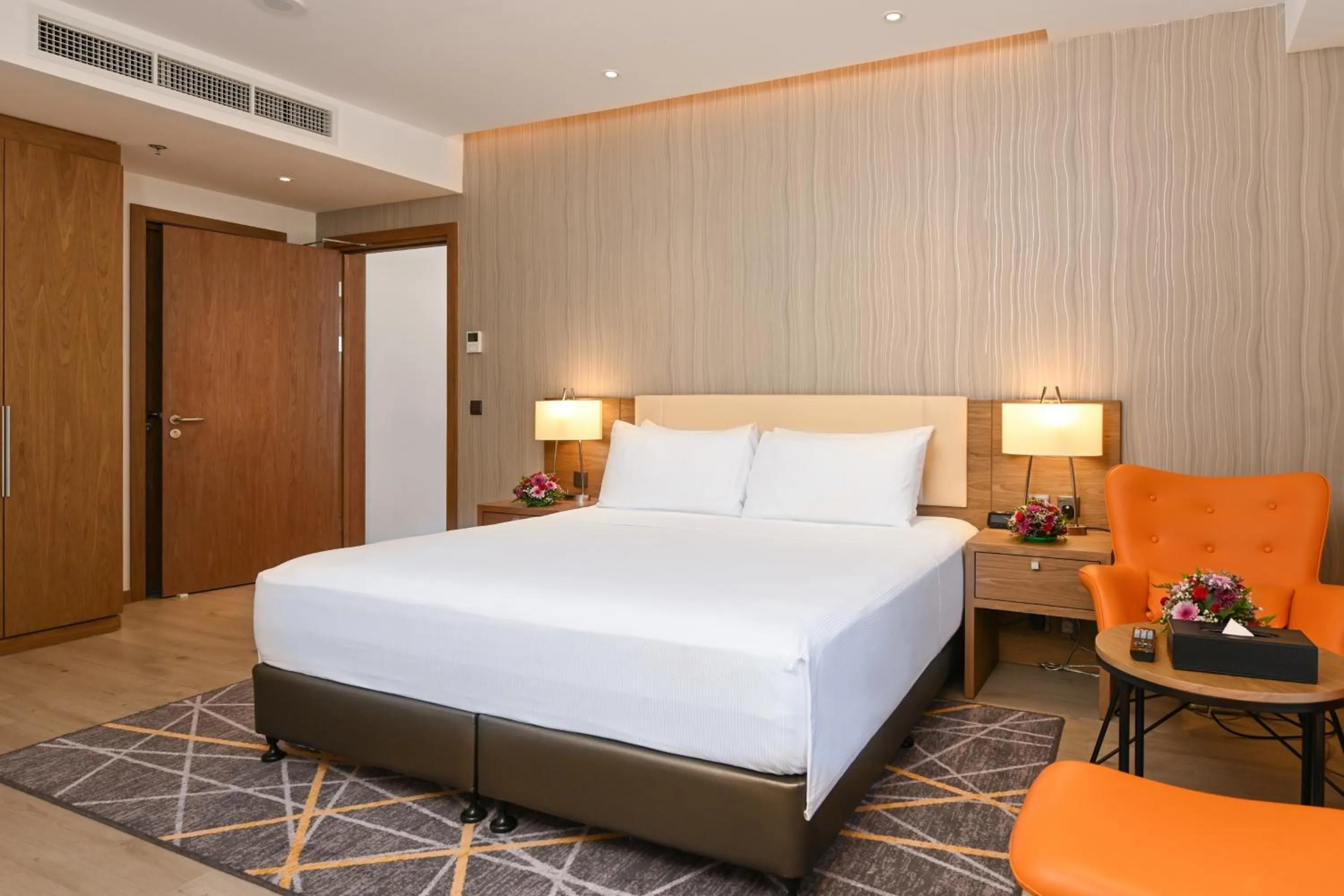 Bed in Clarion Hotel Jeddah Airport