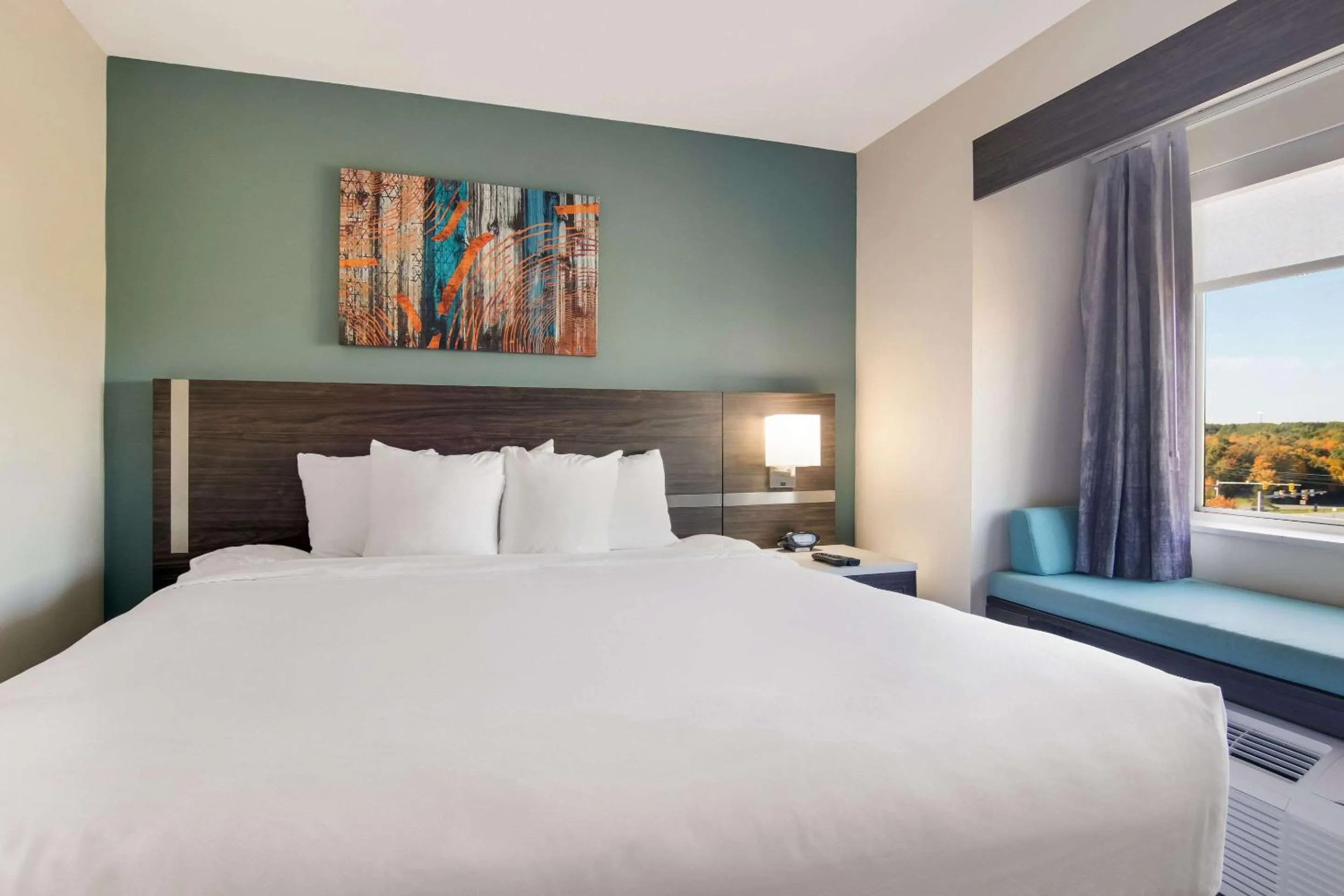 Bedroom in MainStay Suites Clarion, PA near I-80