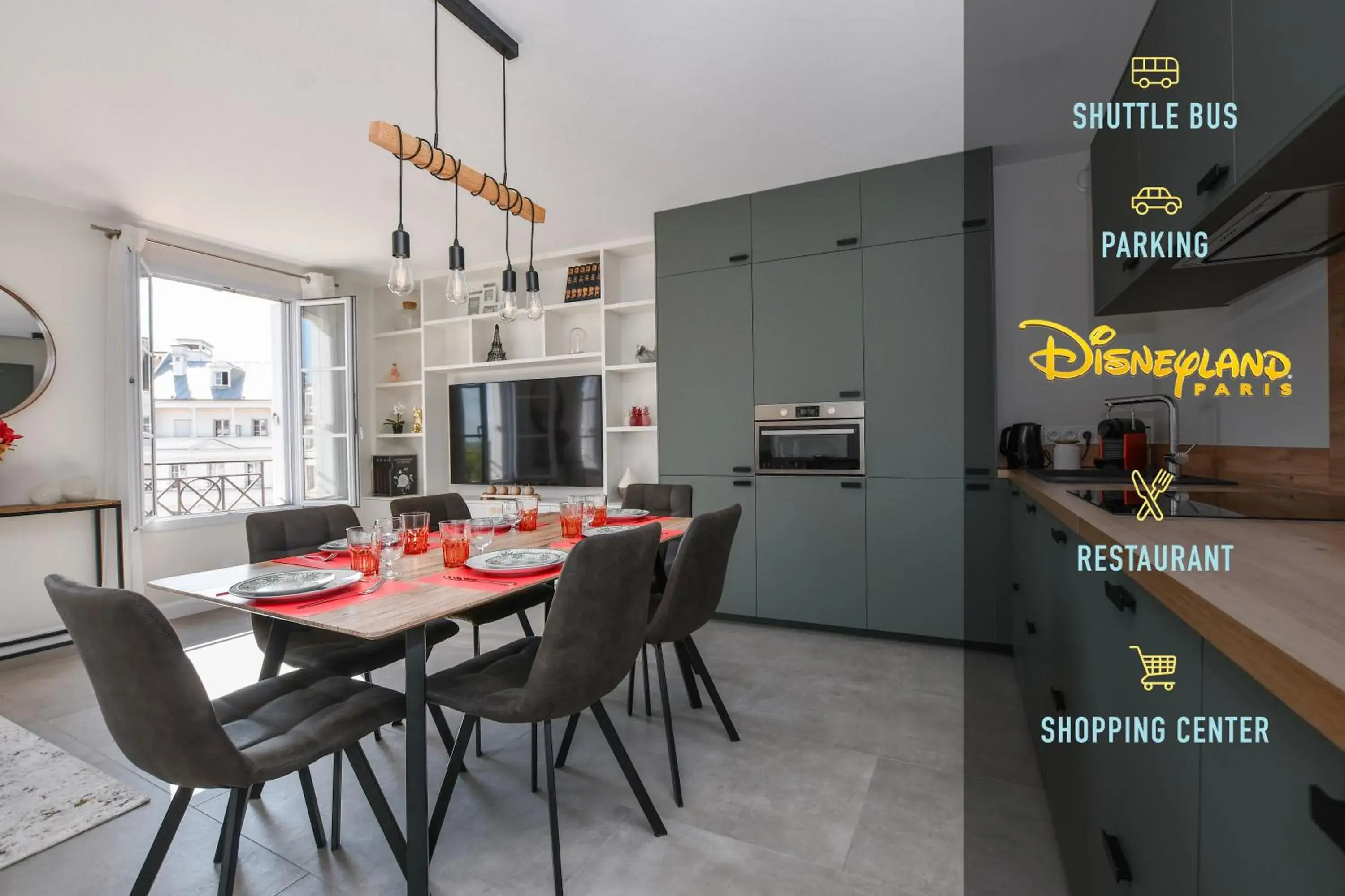 Superbe appartement pour 6 personnes à Disneyland Superbe appartement pour 6 personnes à Disneyland