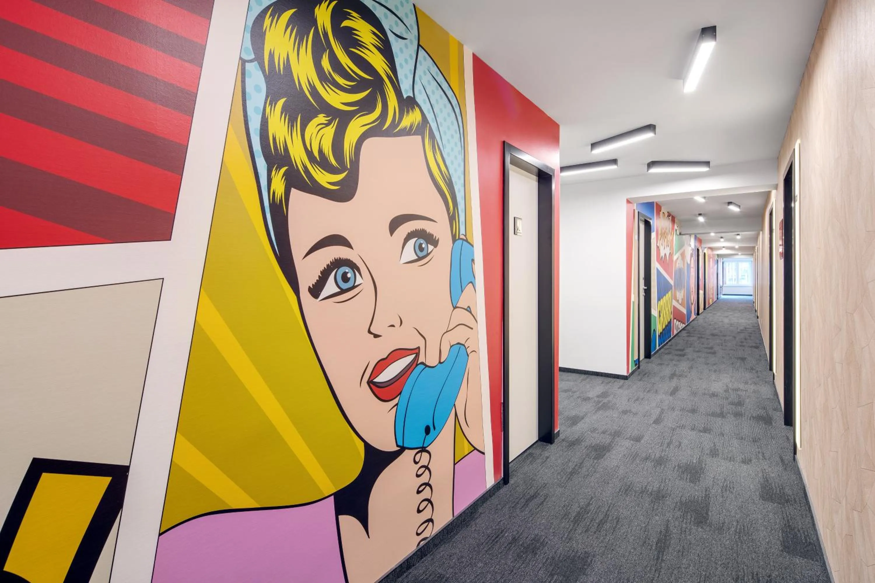 Area and facilities in Comfort Hotel Prague City