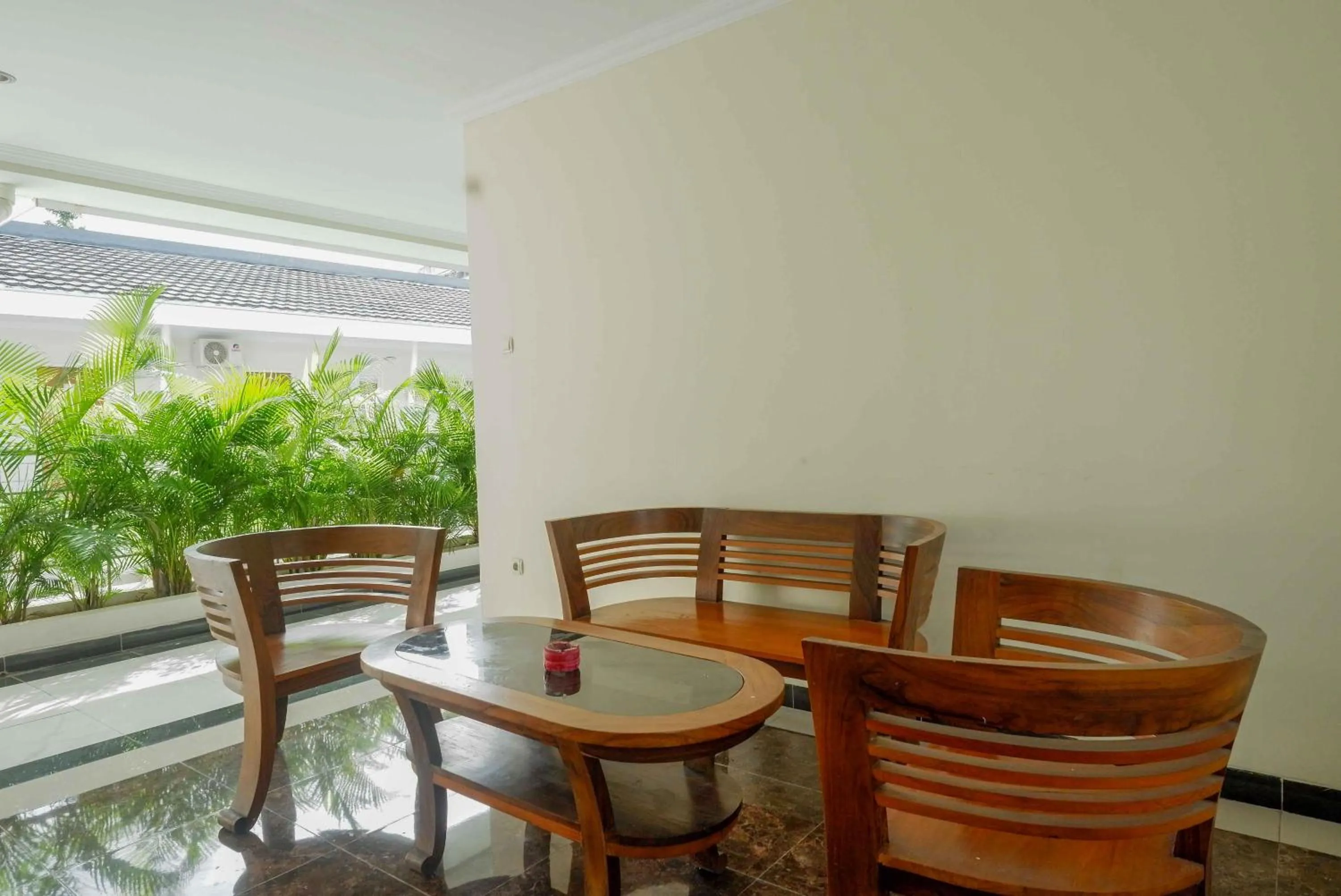 Patio in Urbanview Hotel Syariah Casa Azmya Yogyakarta by RedDoorz